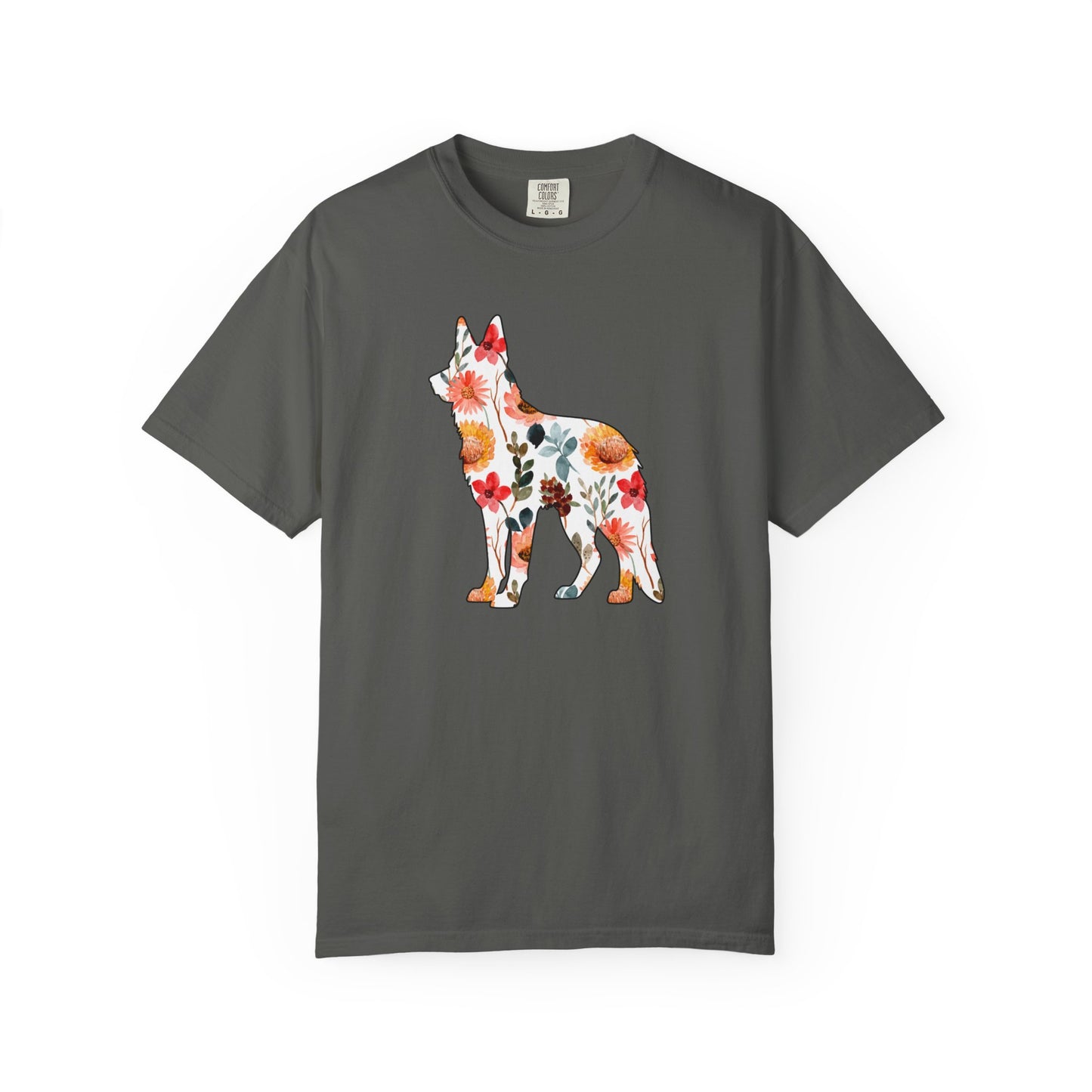 Floral German Shepherd Shirt