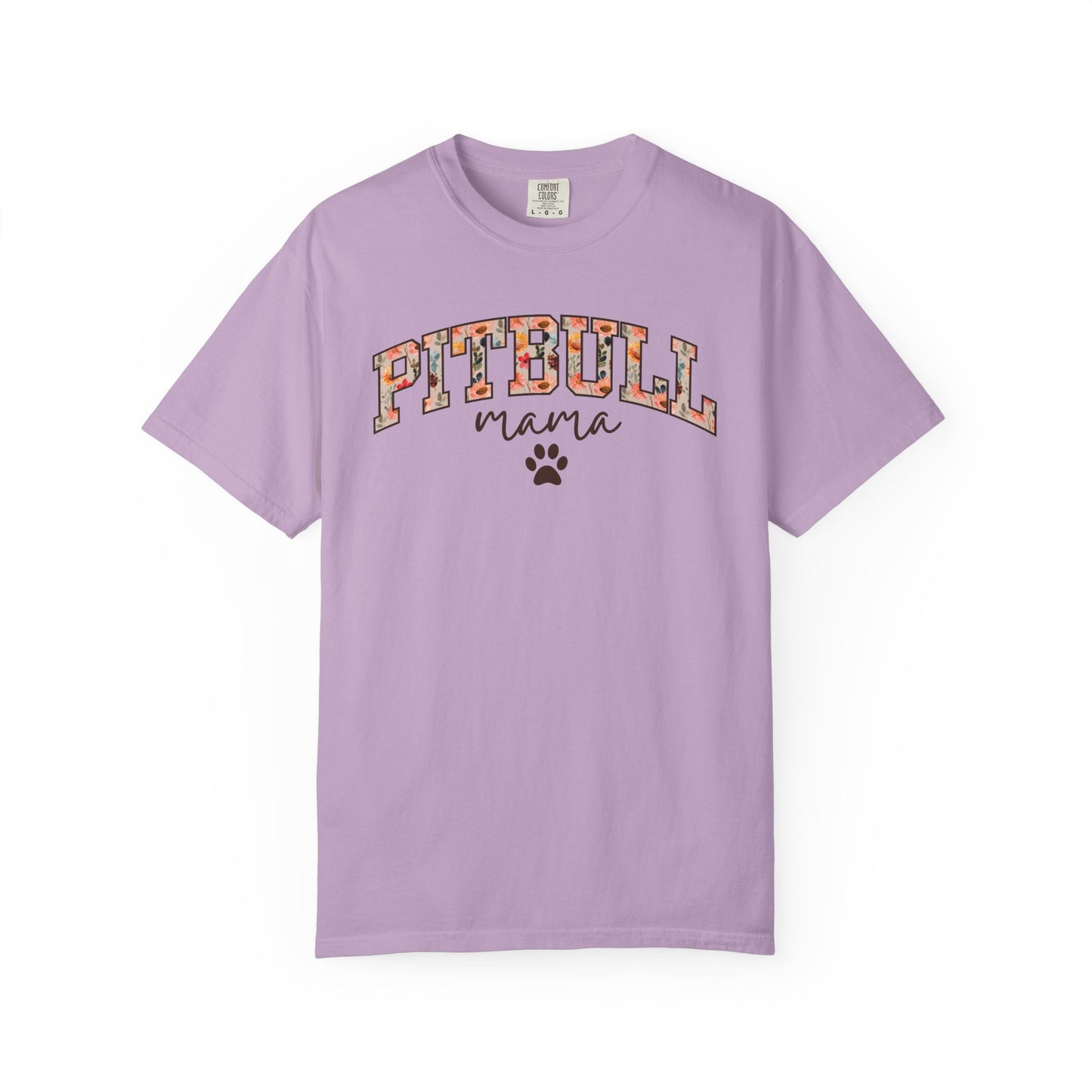 Floral Pitbull Mama Shirt