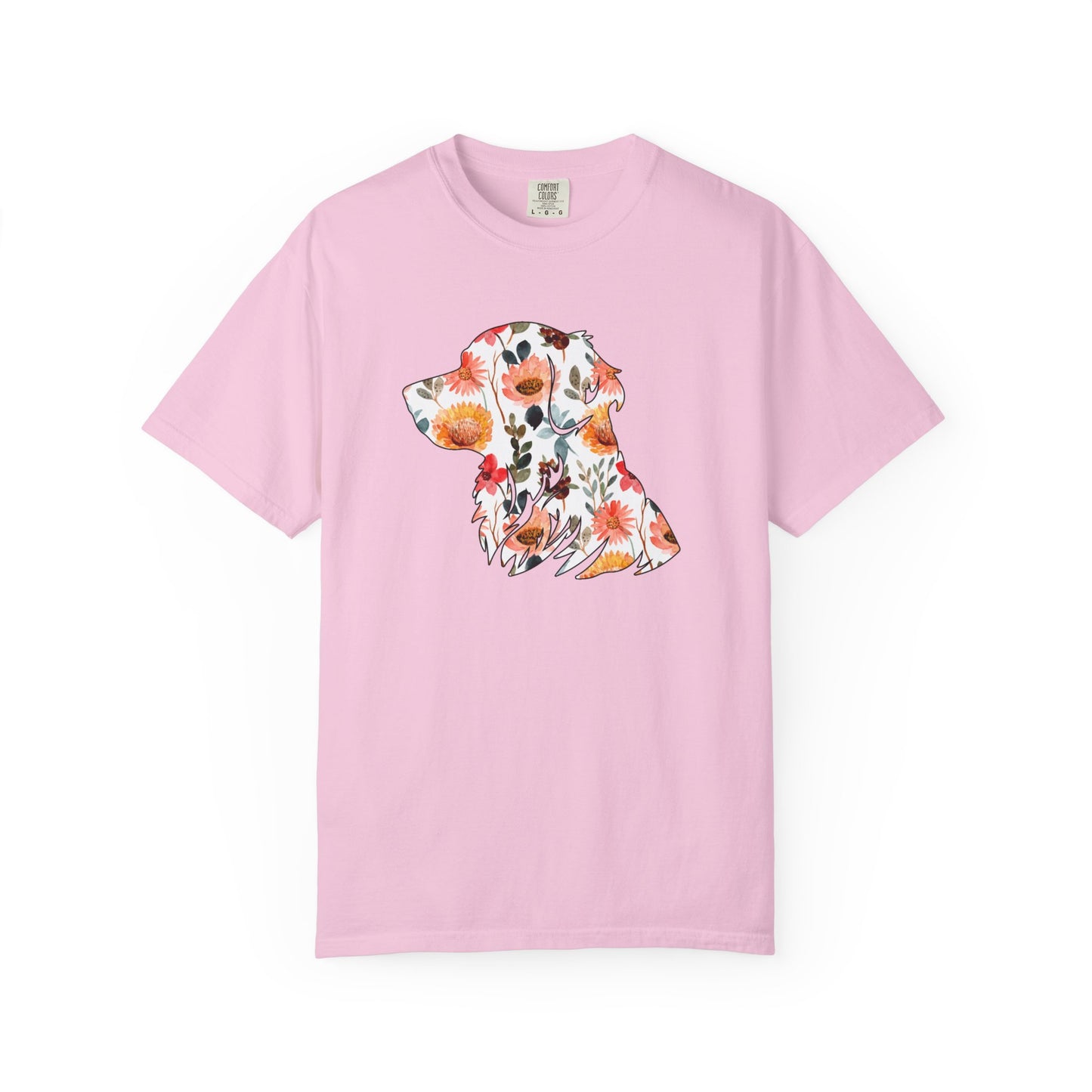 Floral Golden Retriever Shirt