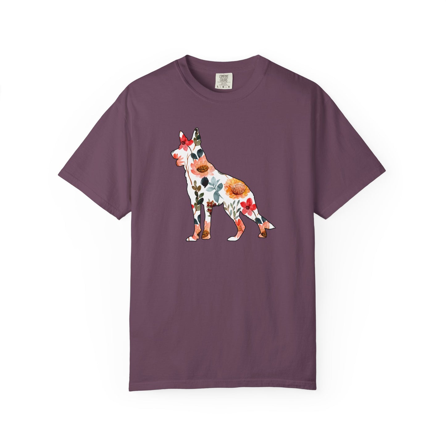 Floral German Shepherd Shirt