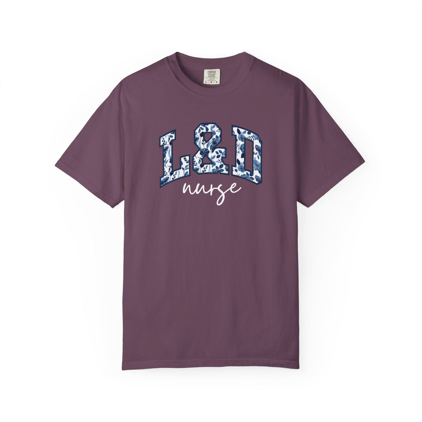 Floral L&D Nurse Shirt