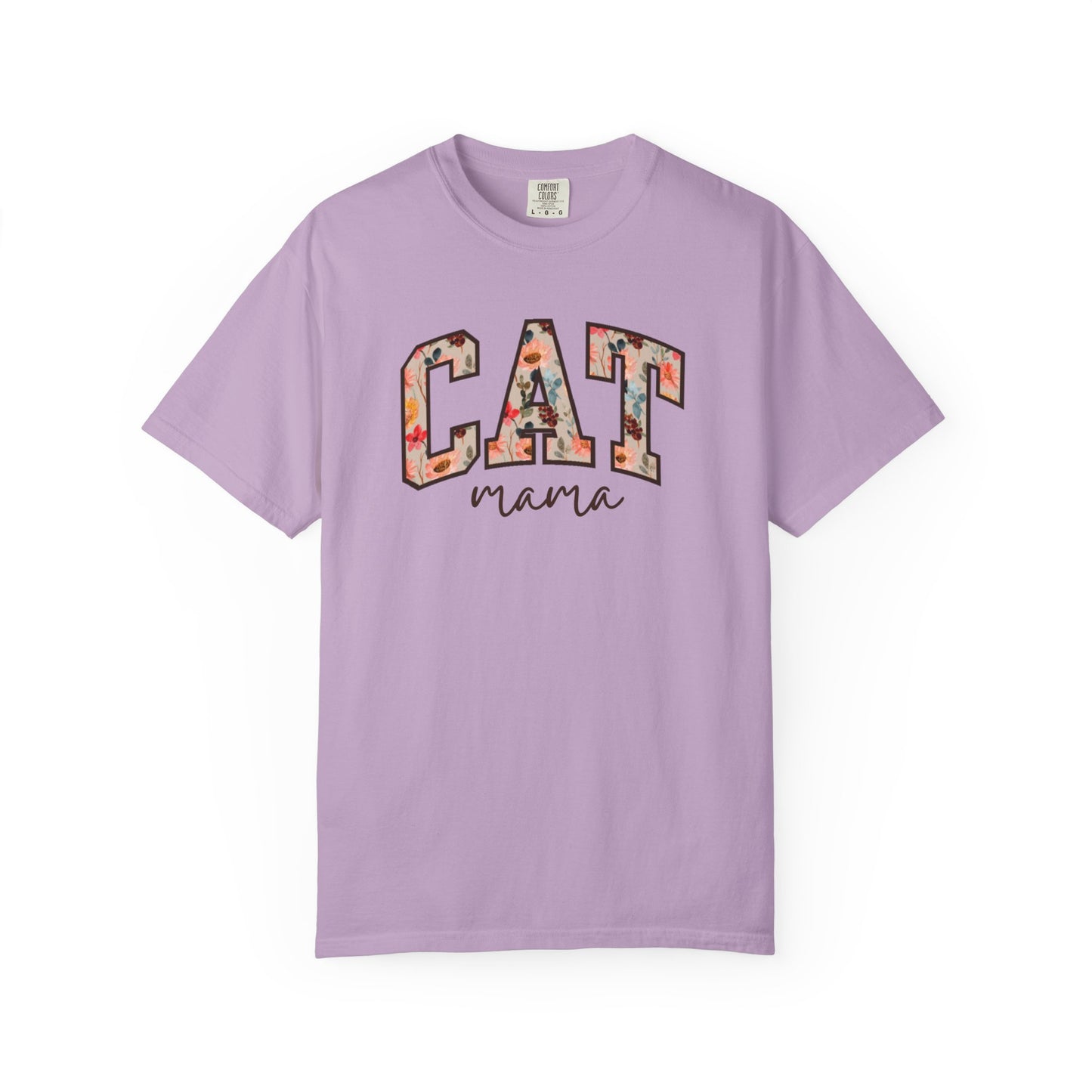 Floral Cat Mama Shirt
