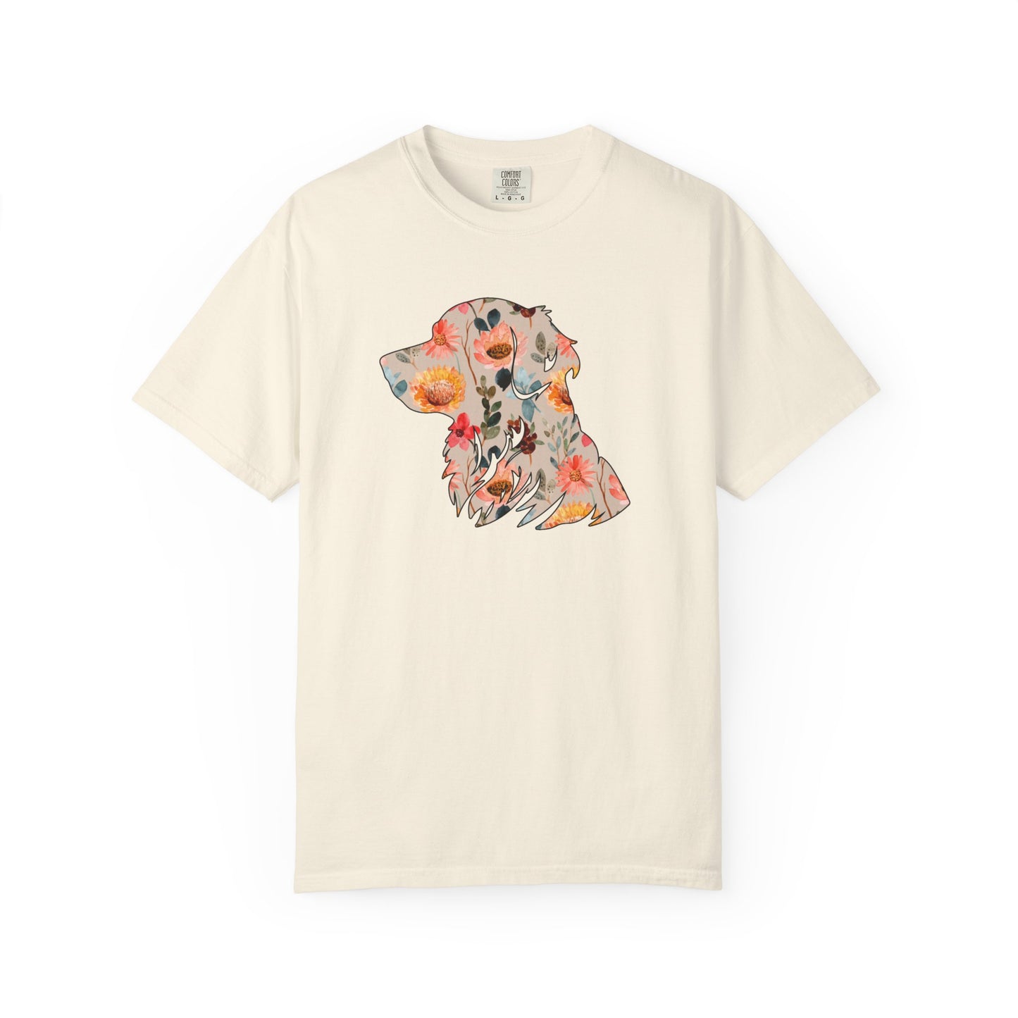Floral Golden Retriever Shirt