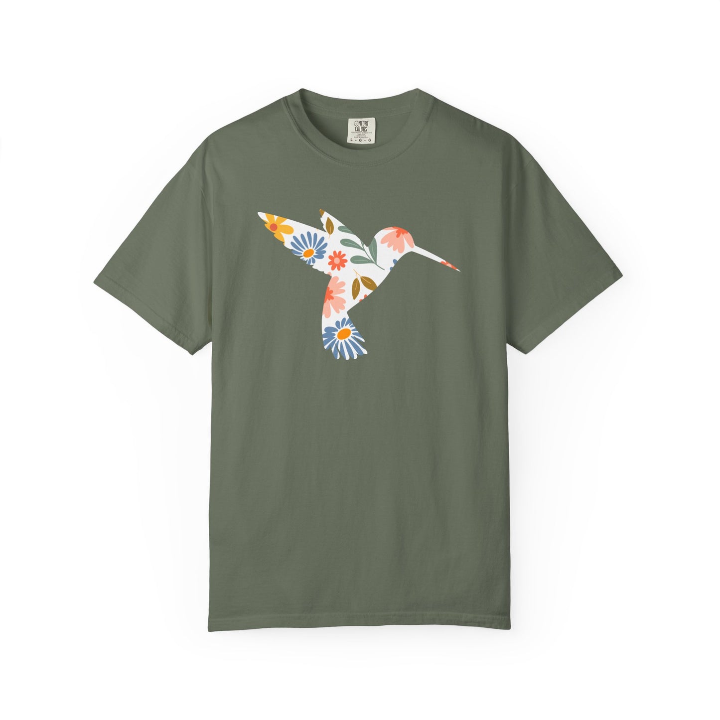Floral Hummingbird Shirt