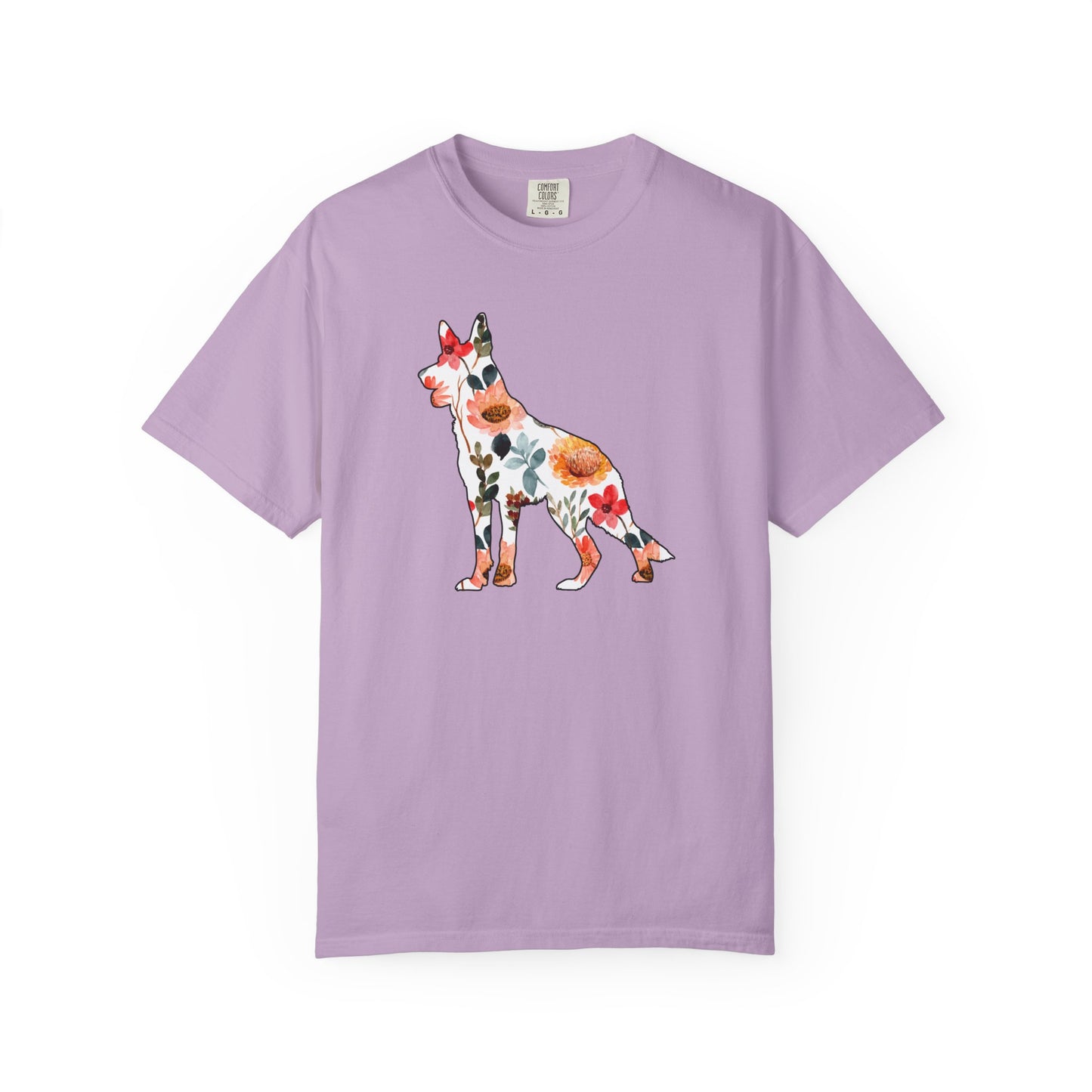 Floral German Shepherd Shirt