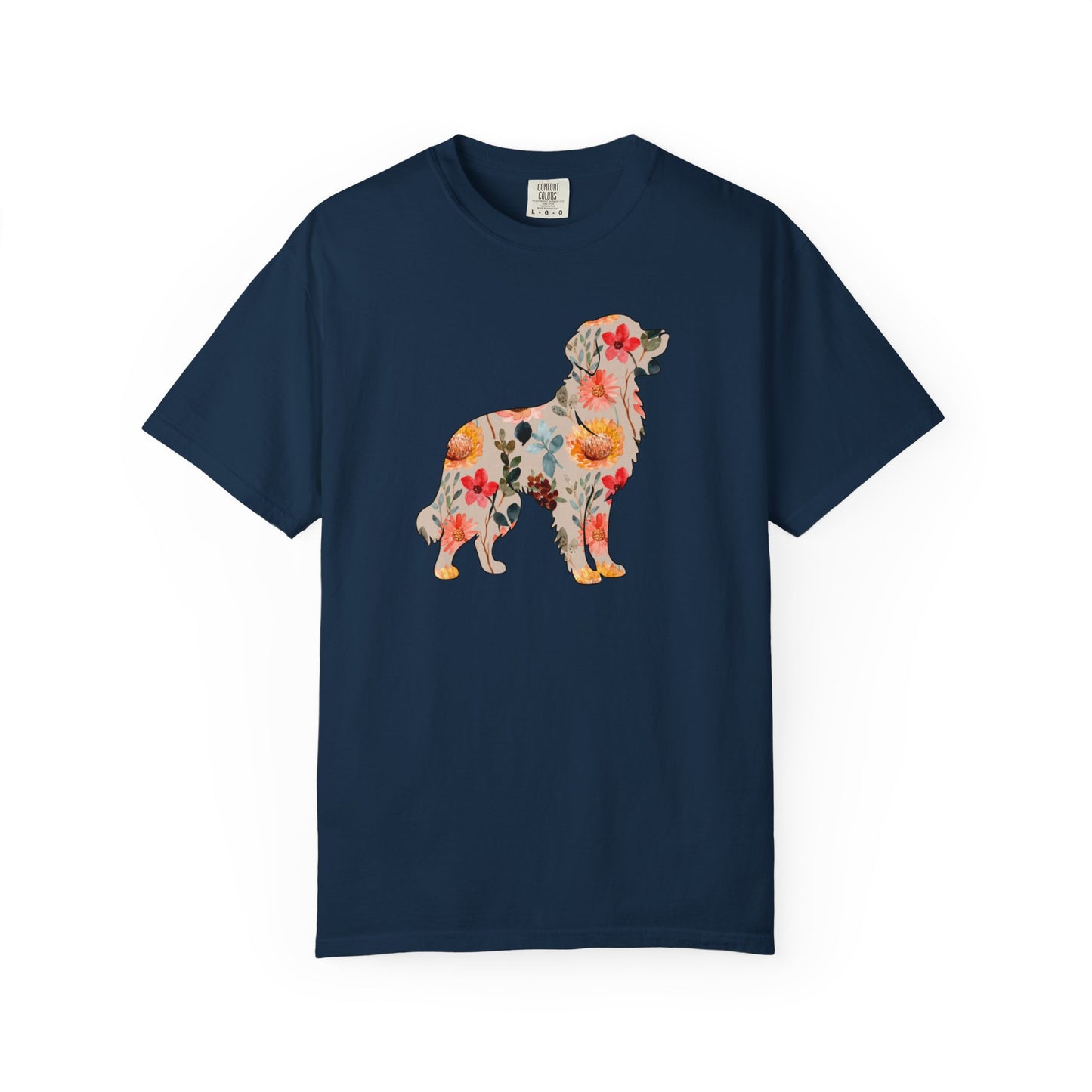 Floral Golden Retriever Shirt