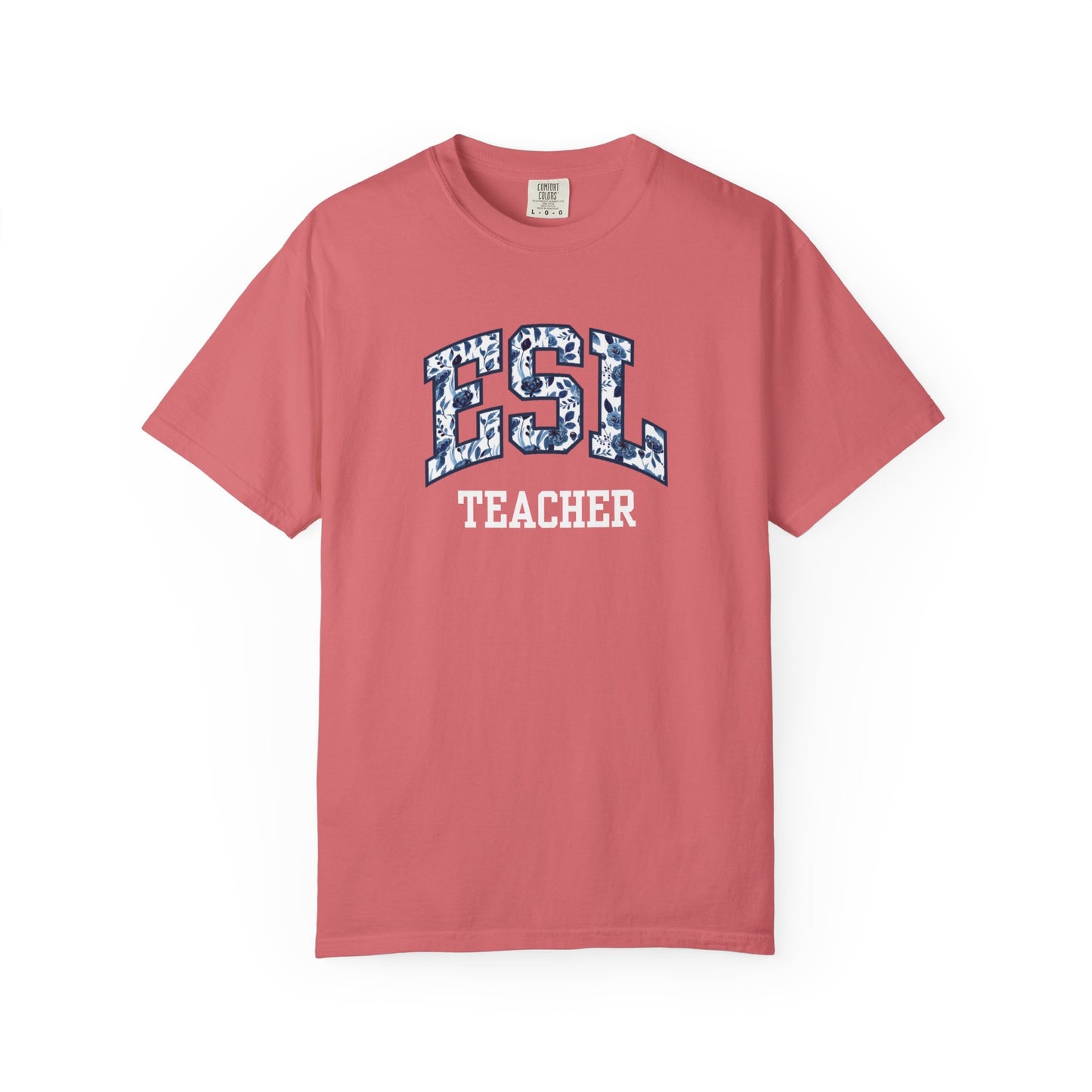 Floral ESL Teacher Shirt
