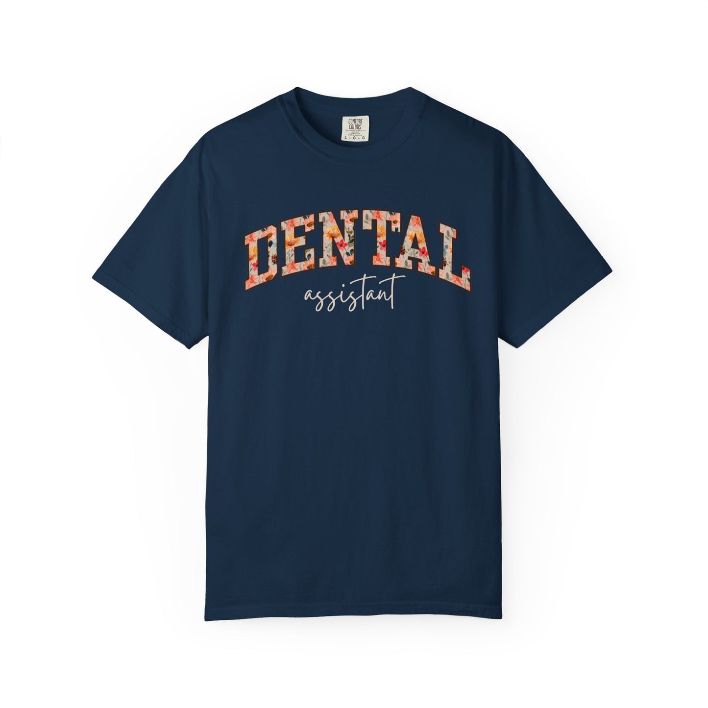 Floral Dental Assistant Shirt