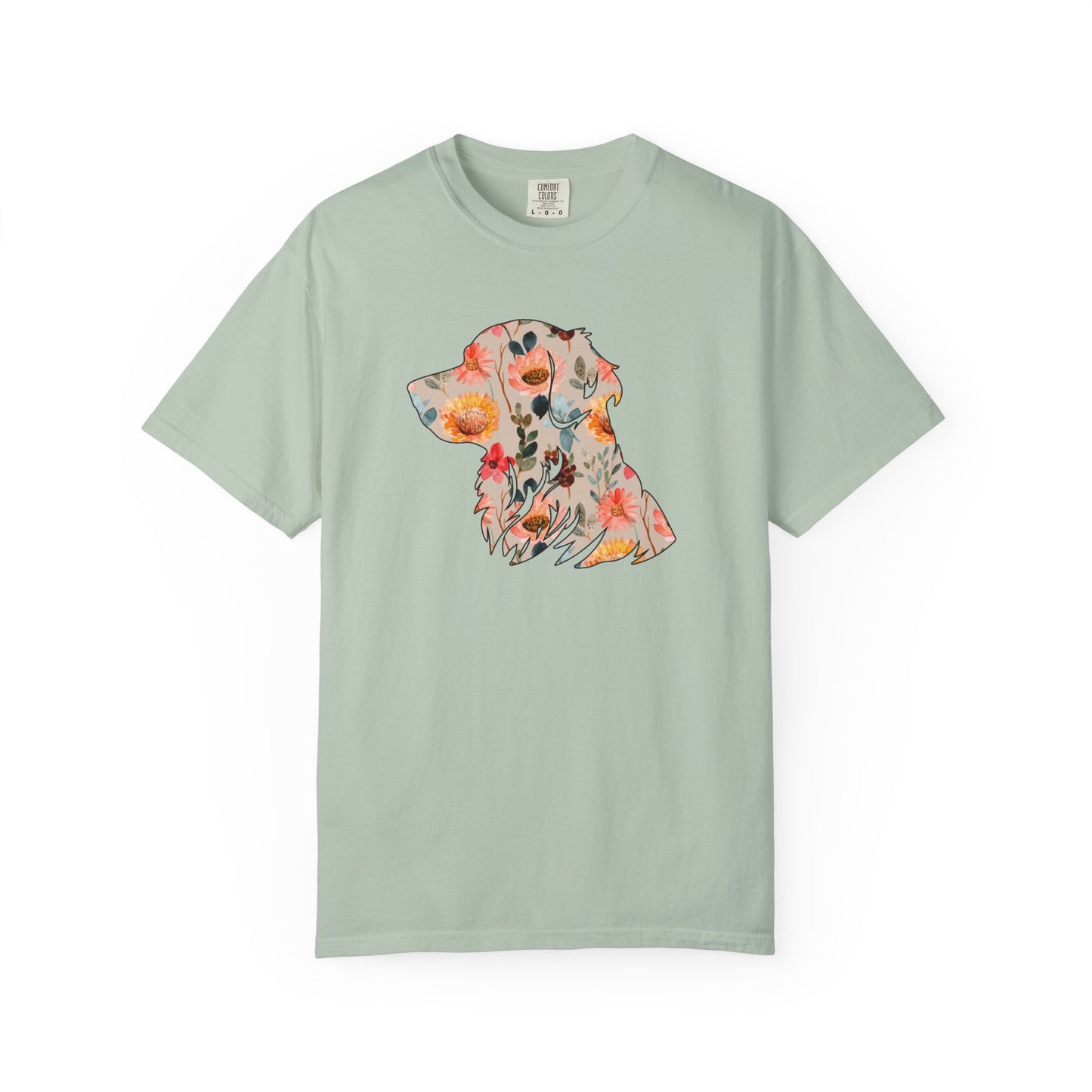 Floral Golden Retriever Shirt
