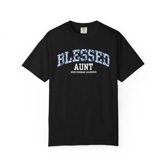 Floral Blessed Aunt Down Syndrome Shirt