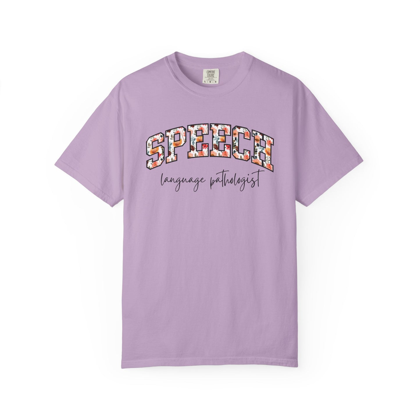 Floral Speech Language Pathologist Shirt