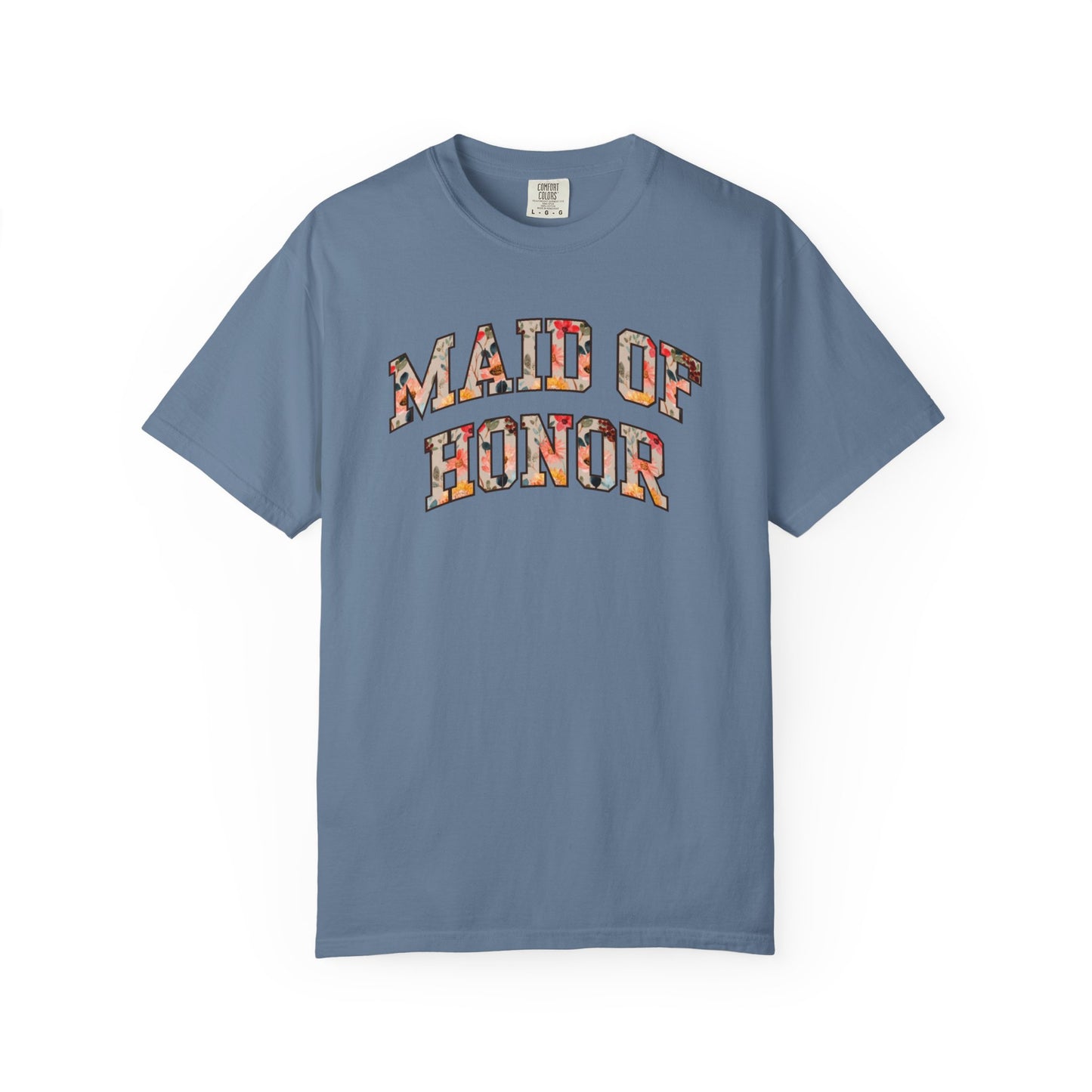 Floral Maid of Honor Shirt