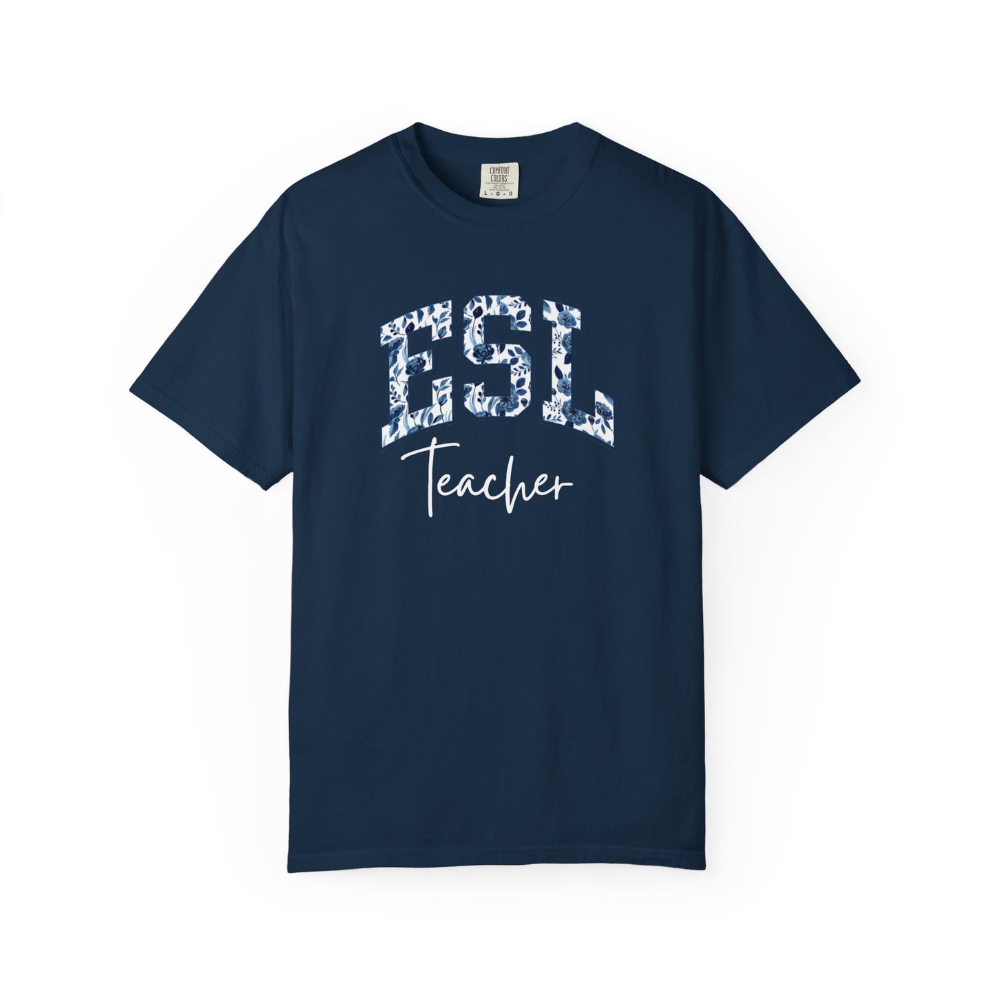 Floral ESL Teacher Shirt