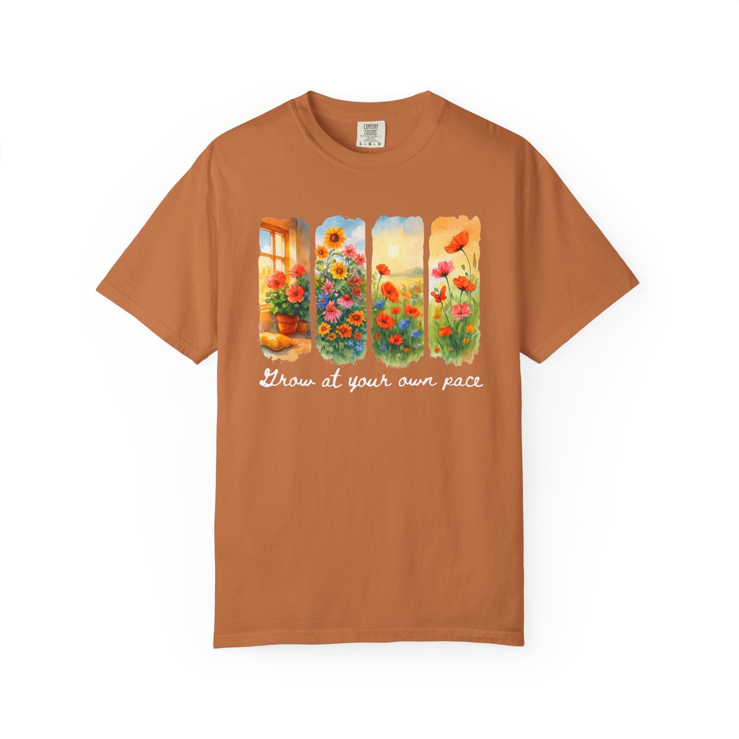 Floral Grow At Your Own Pace Shirt