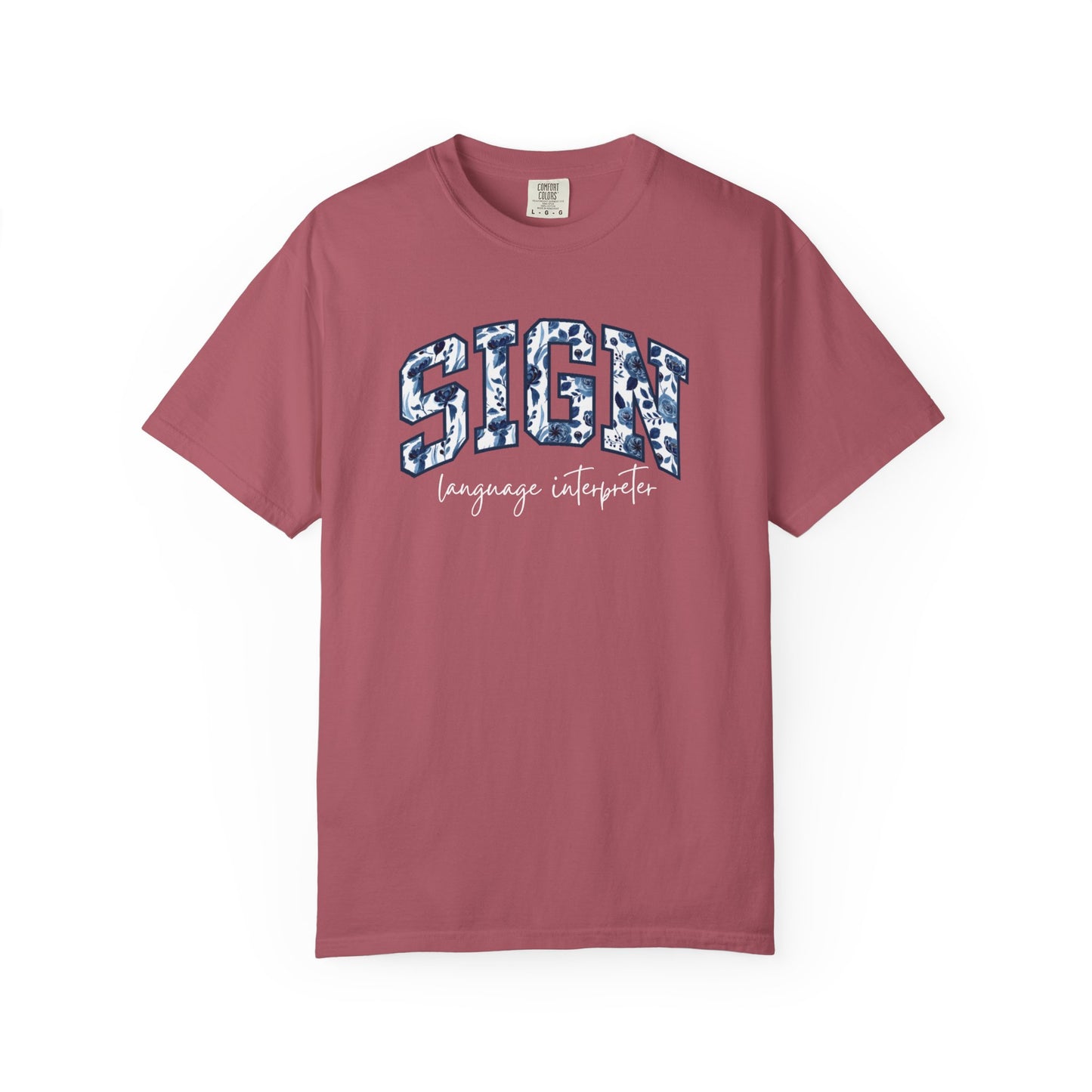 Floral Sign Language Interpreter Shirt
