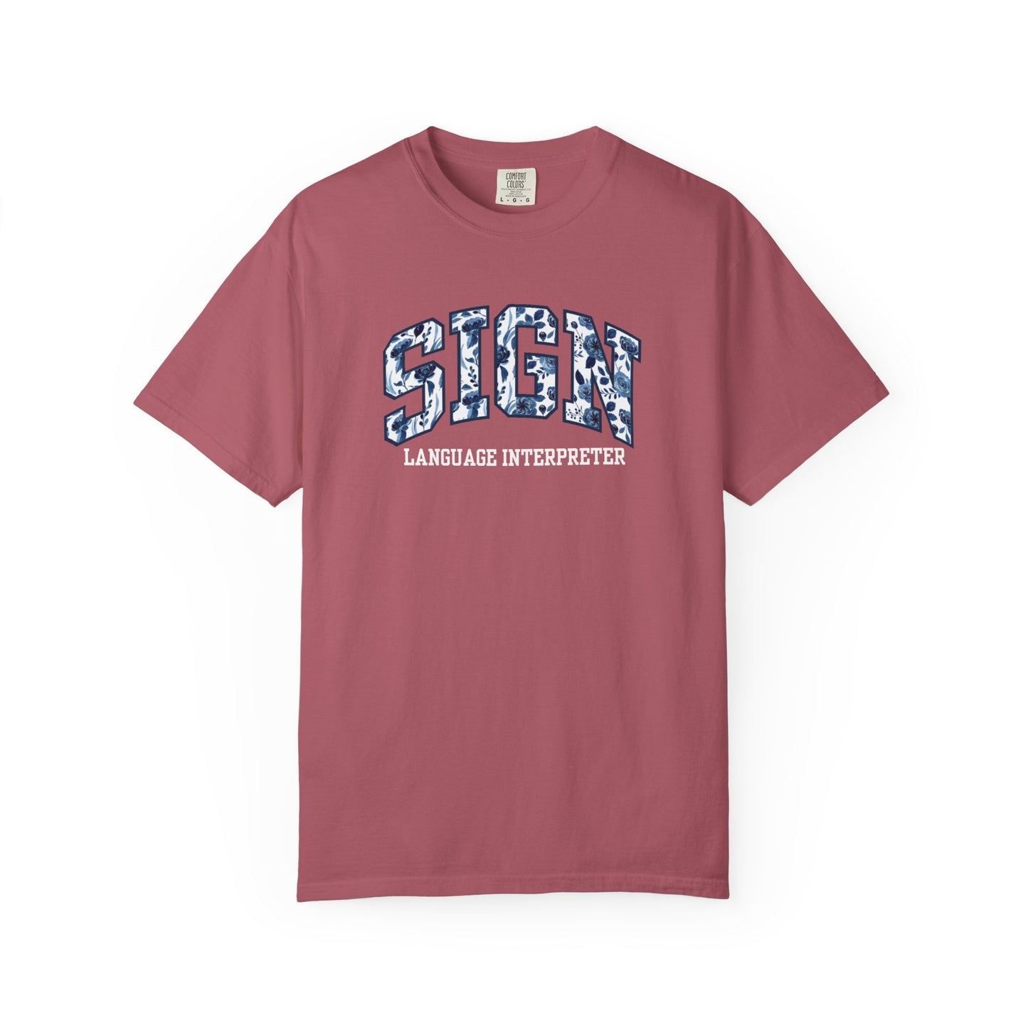 Floral Sign Language Interpreter Shirt