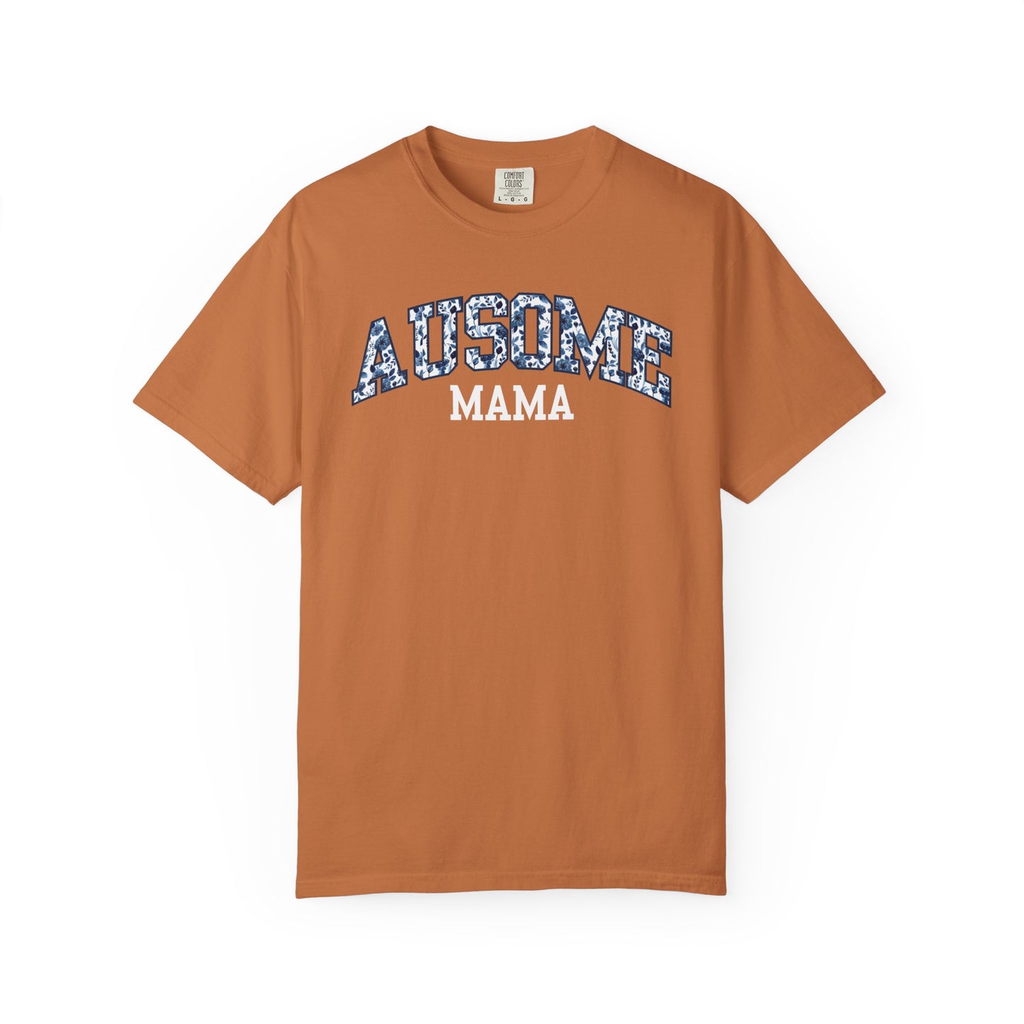 Floral Ausome Mama Autism Shirt