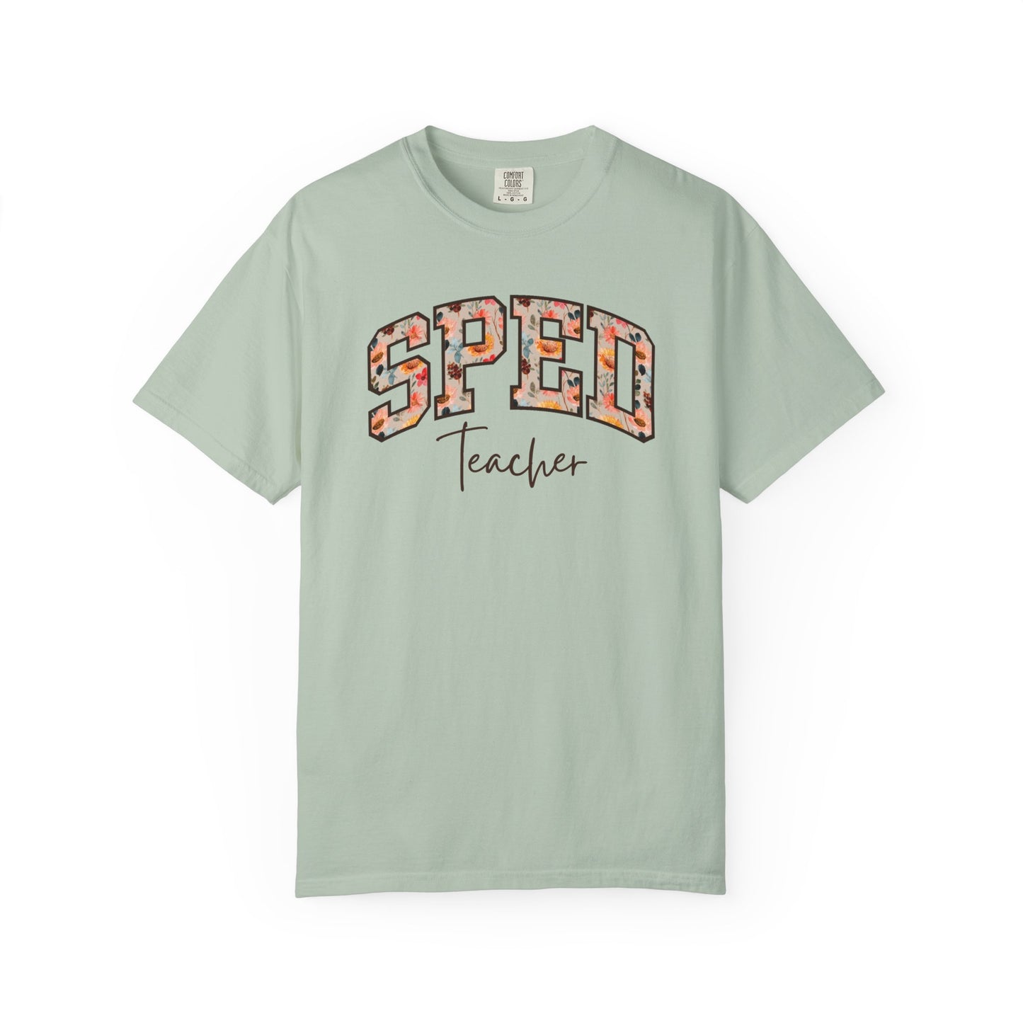 Floral SPED Teacher Shirt