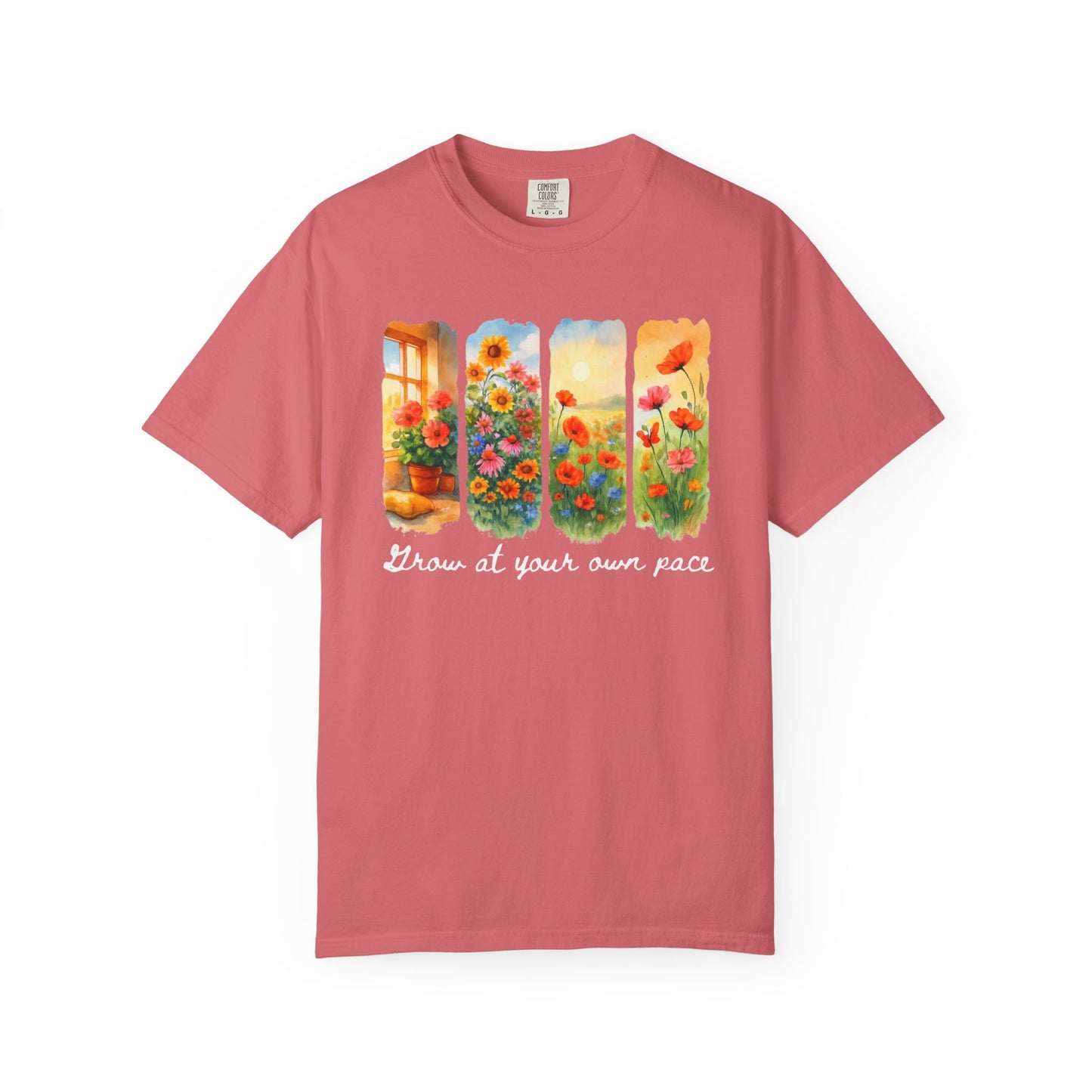 Floral Grow At Your Own Pace Shirt