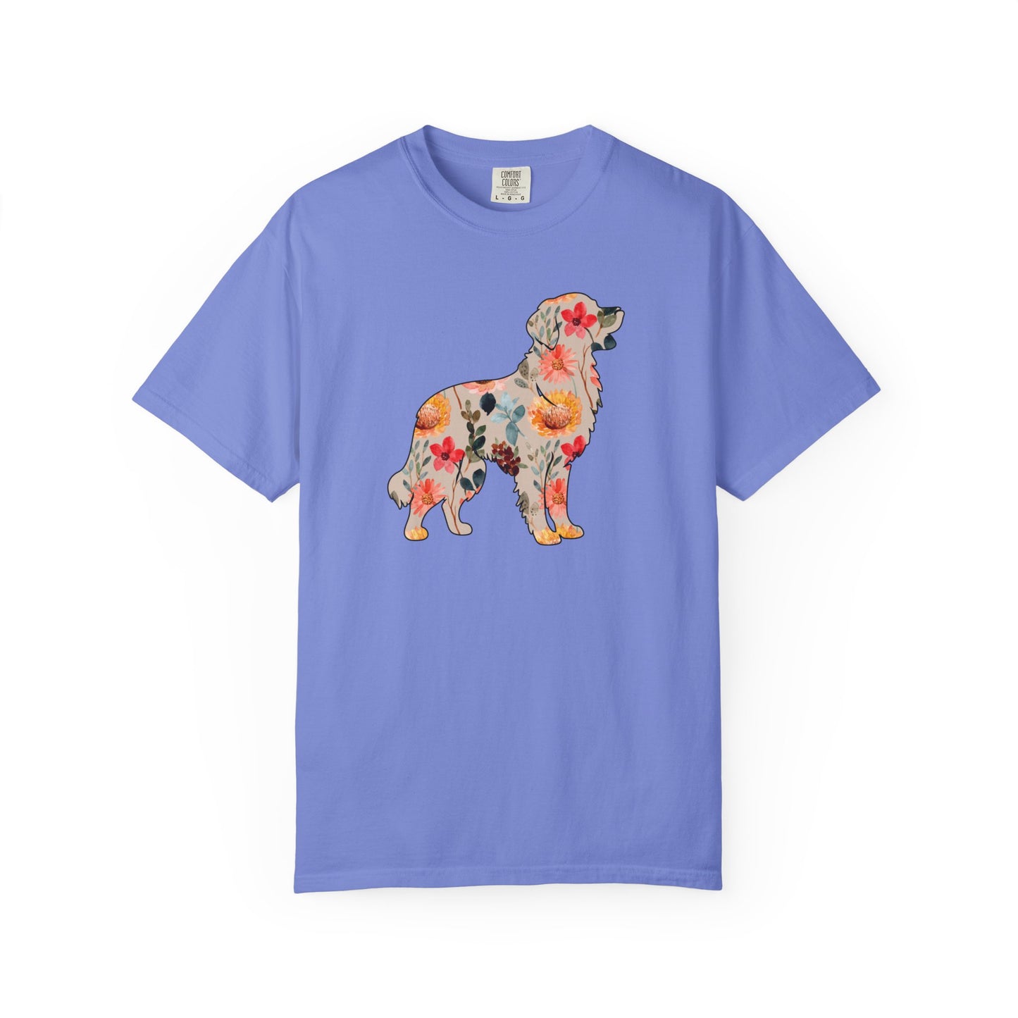 Floral Golden Retriever Shirt