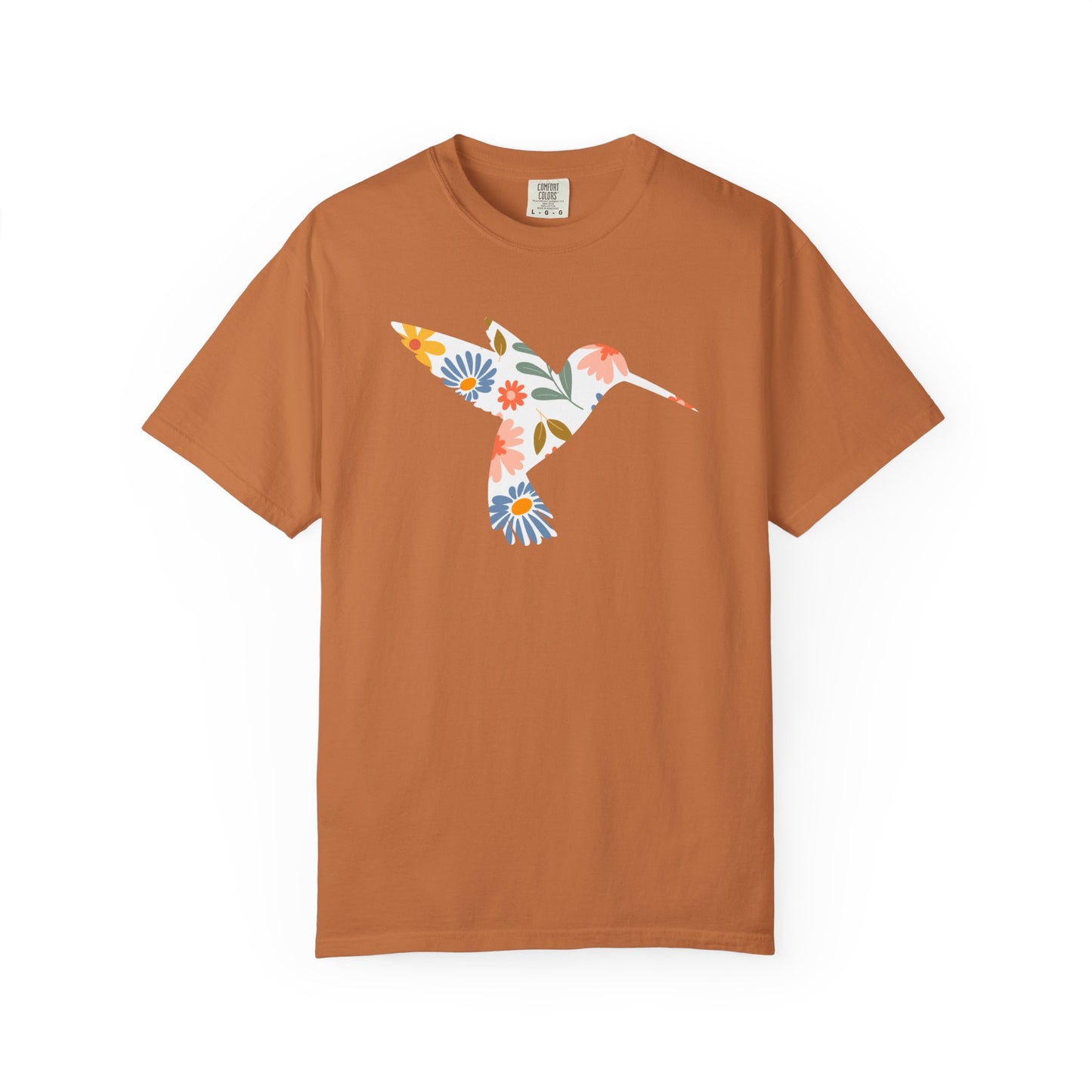 Floral Hummingbird Shirt