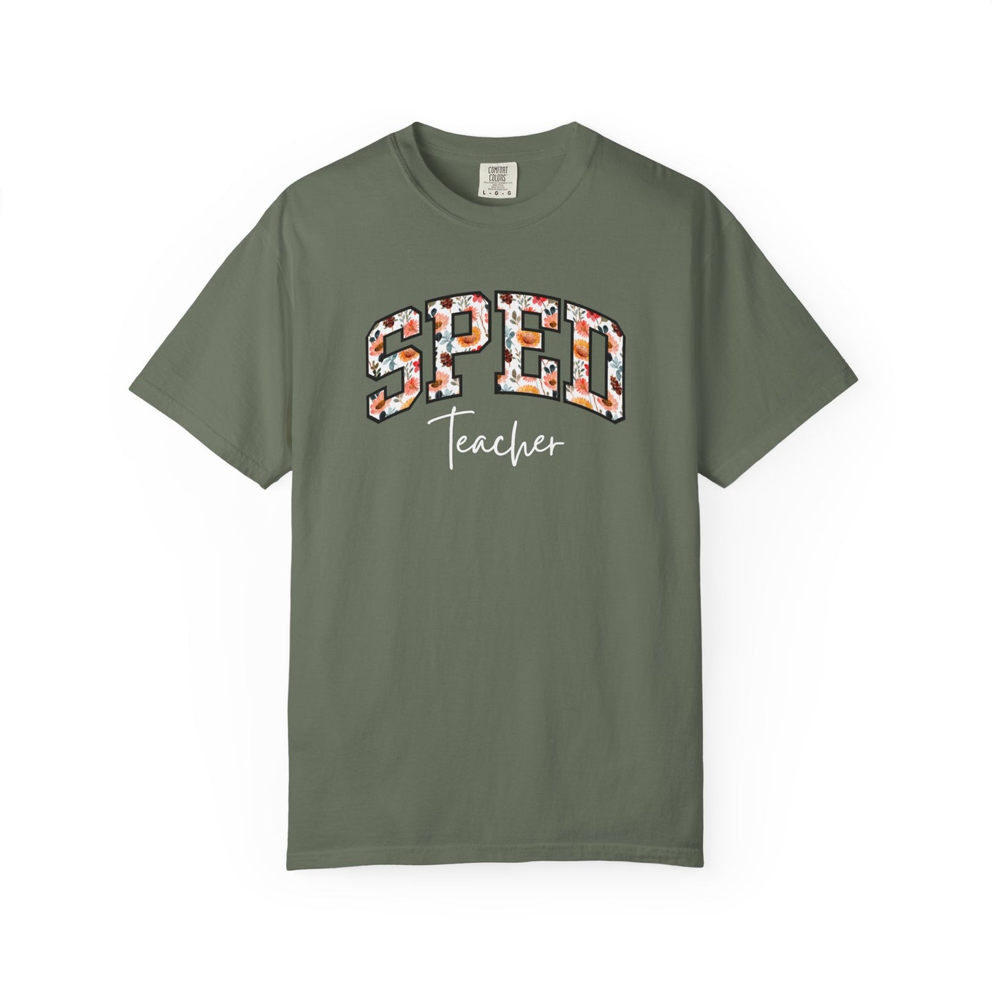 Floral SPED Teacher Shirt