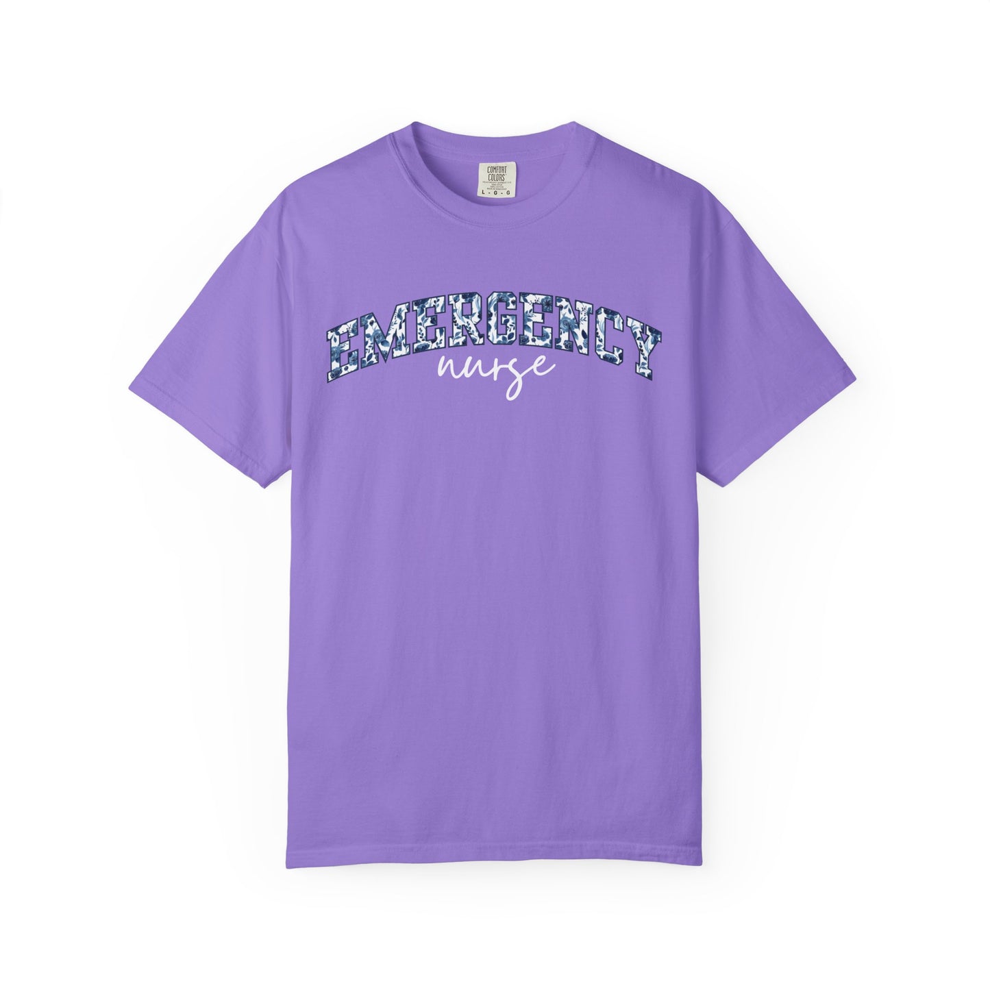 Floral Emergency Nurse Shirt