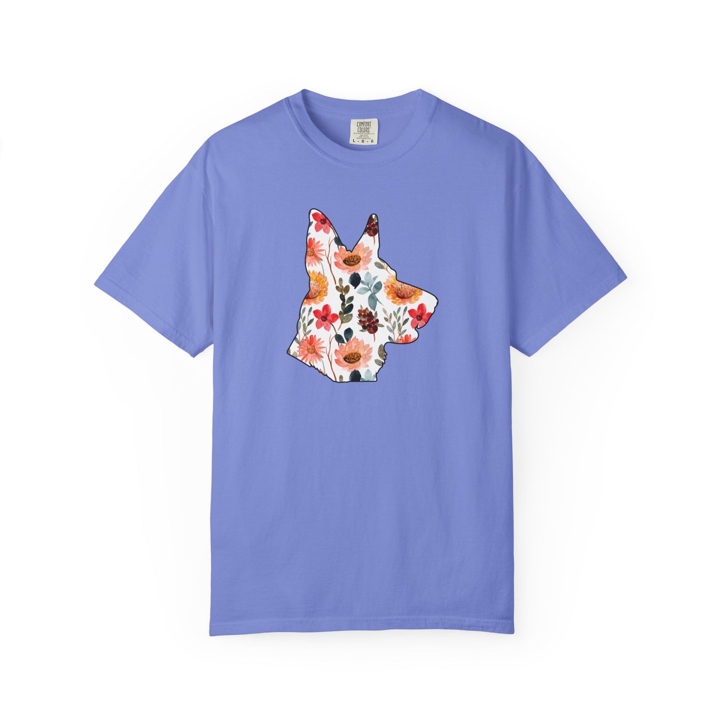 Floral German Shepherd Shirt