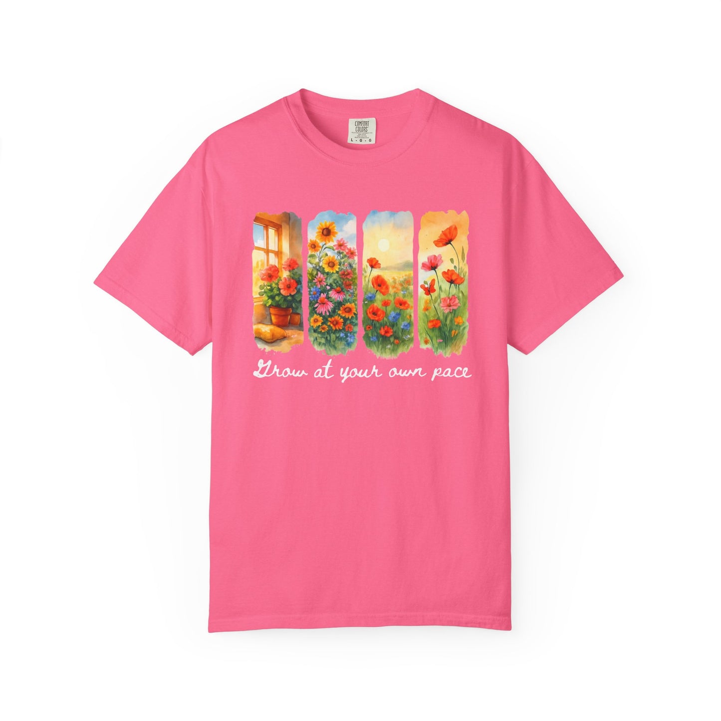 Floral Grow At Your Own Pace Shirt