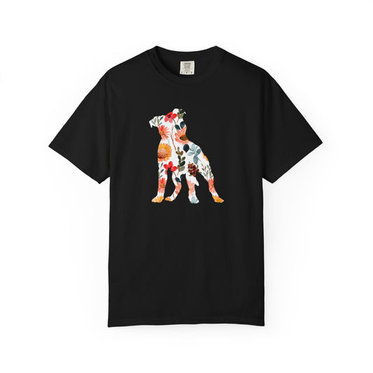 Floral Pitbull Shirt