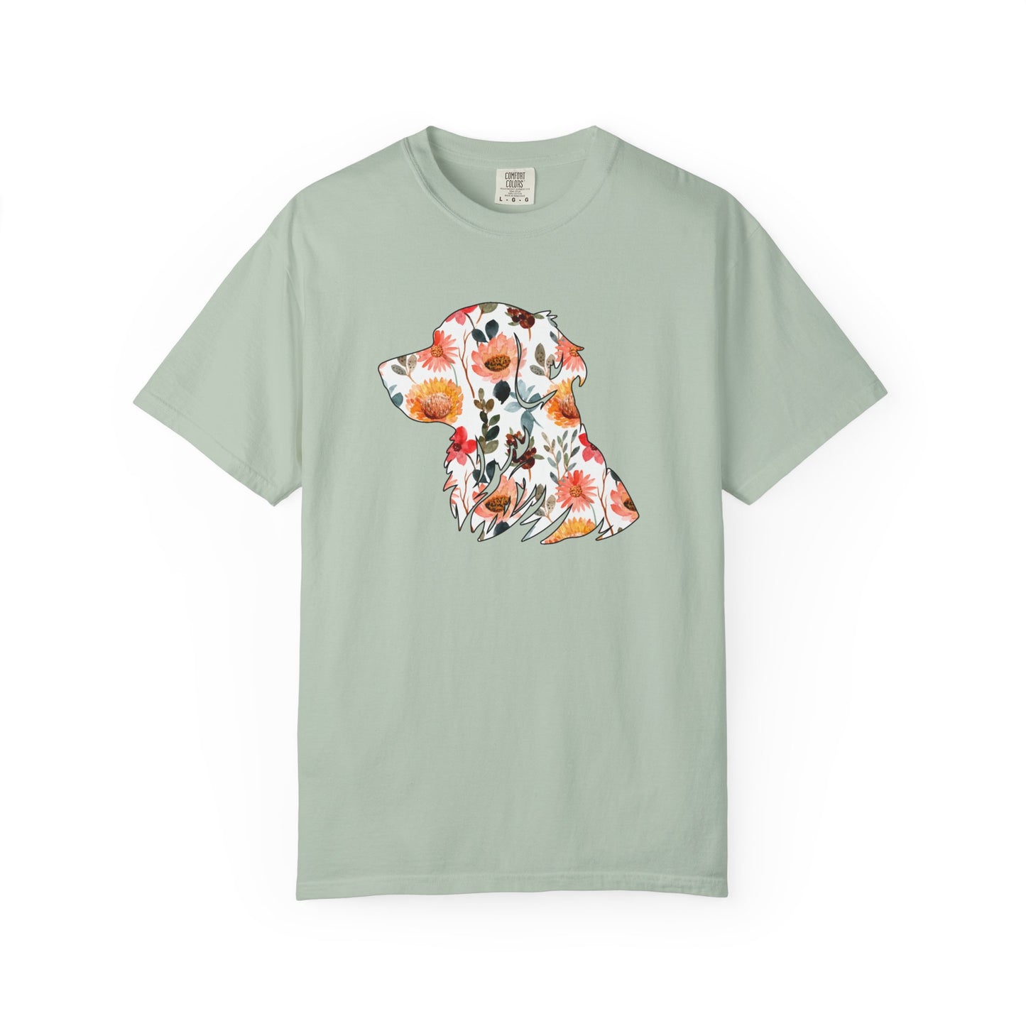 Floral Golden Retriever Shirt