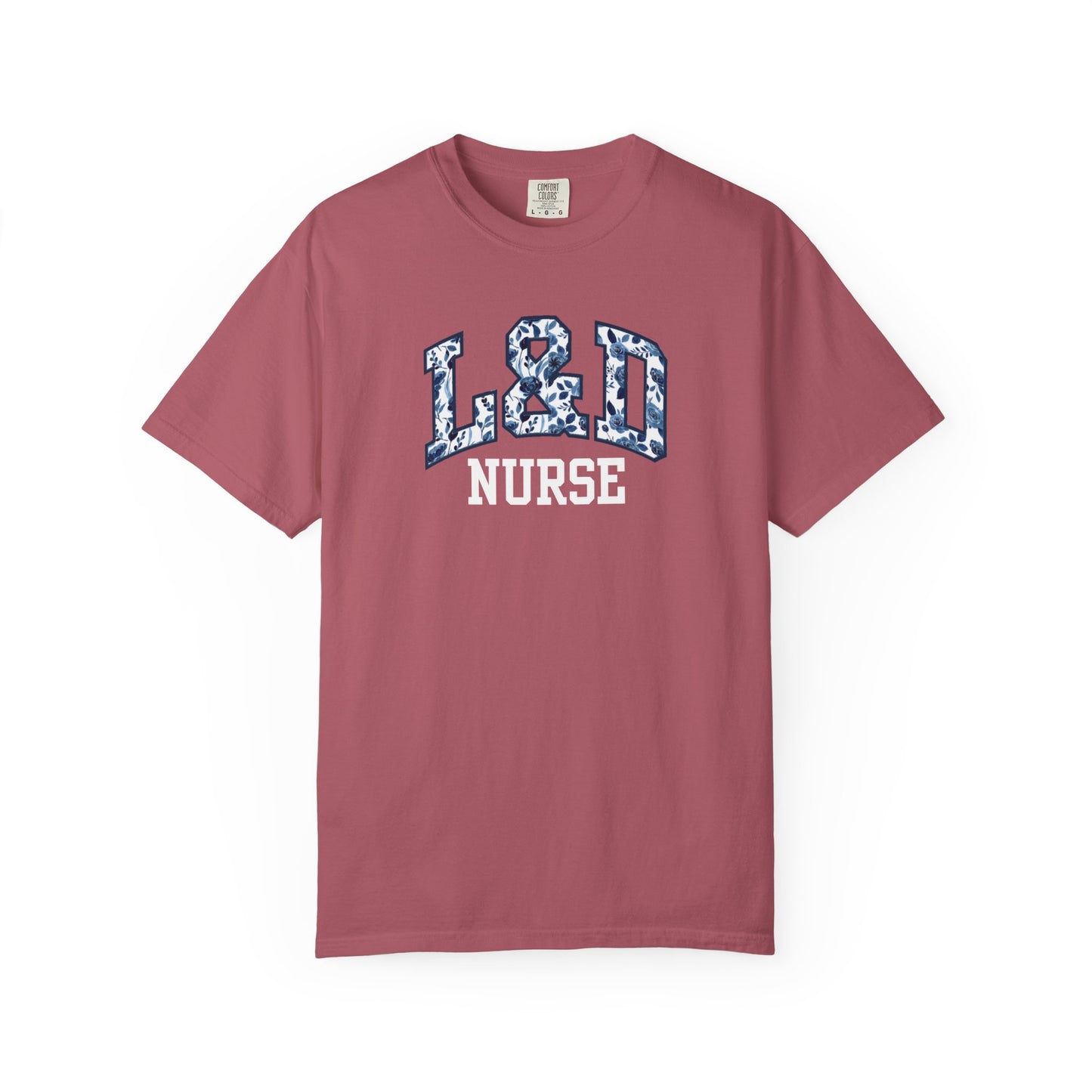 Floral L&D Nurse Shirt