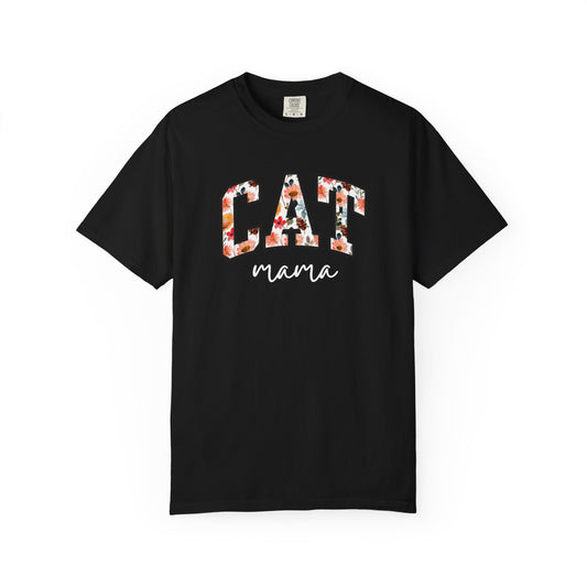 Floral Cat Mama Shirt