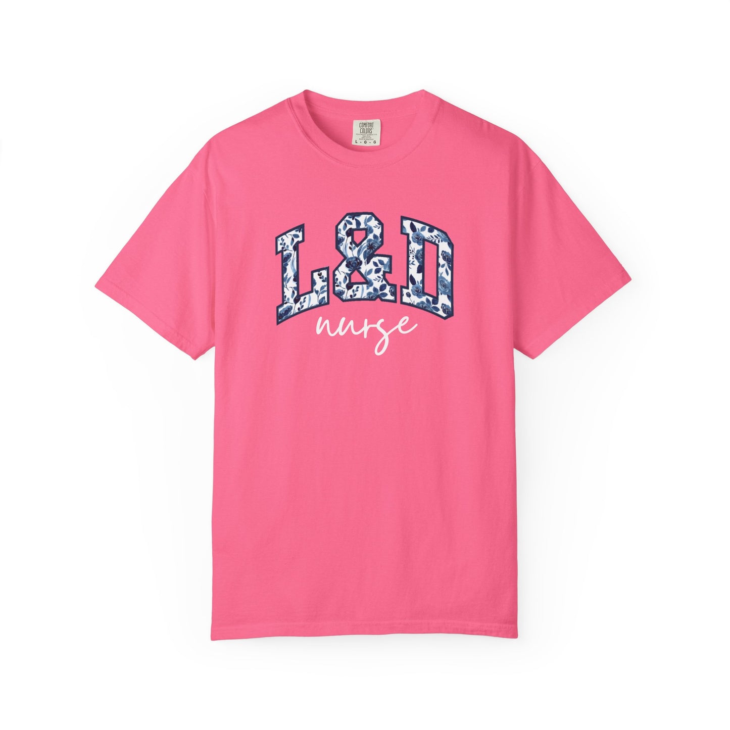 Floral L&D Nurse Shirt