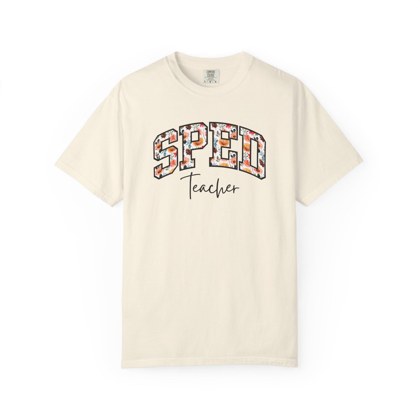 Floral SPED Teacher Shirt