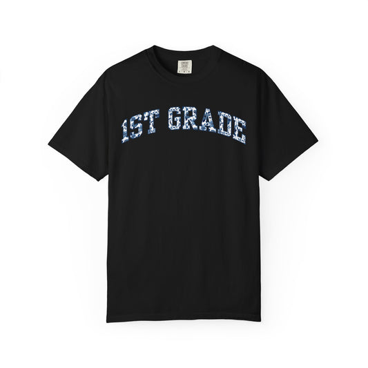 Floral First Grade Teacher Shirt
