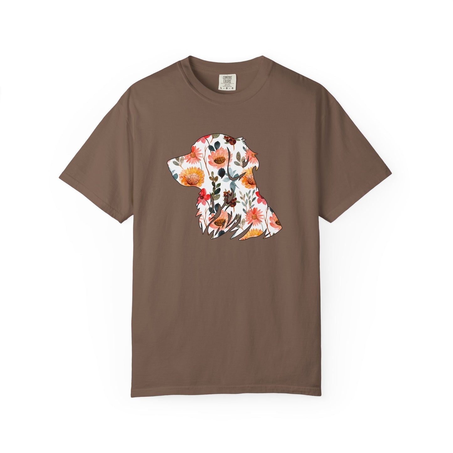 Floral Golden Retriever Shirt
