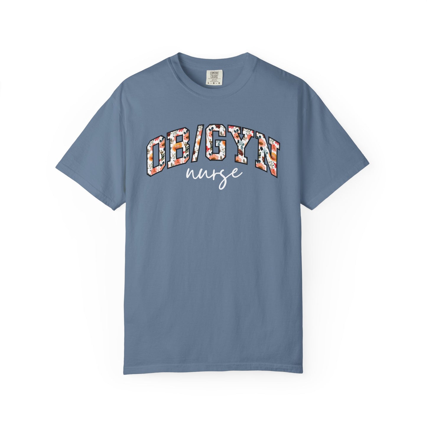 Floral OB/GYN Nurse Shirt