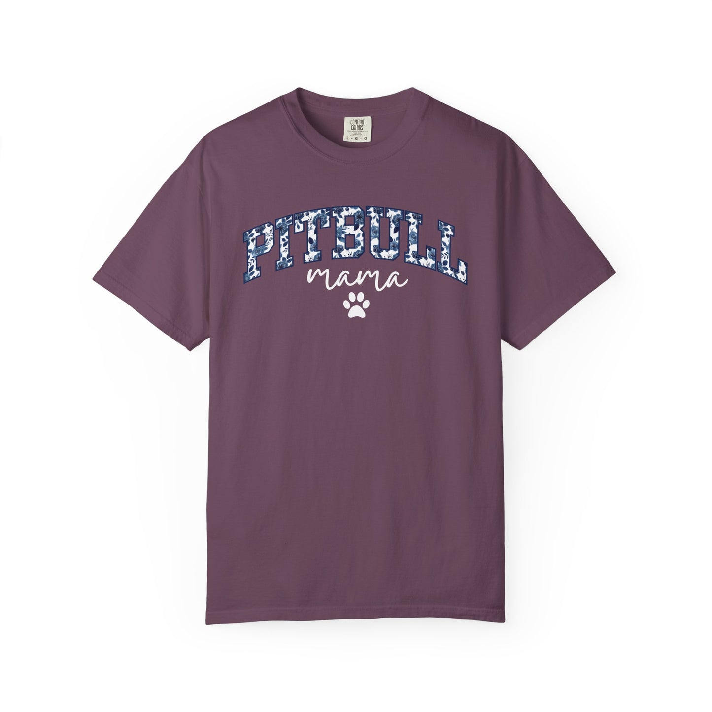 Floral Pitbull Mama Shirt