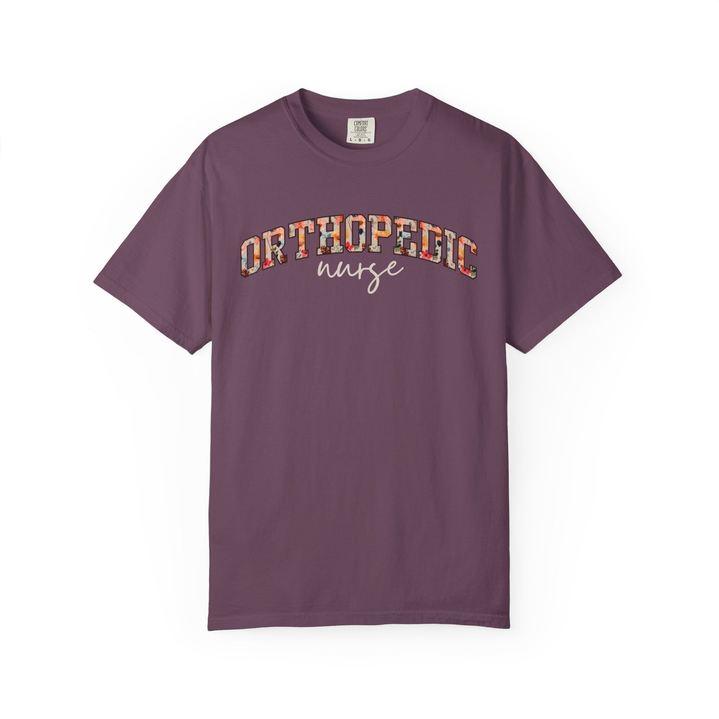 Floral Orthopedic Nurse Shirt