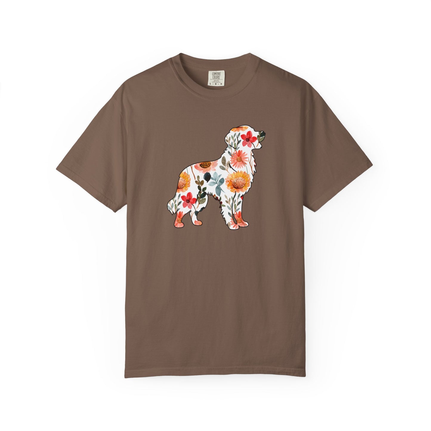 Floral Golden Retriever Shirt