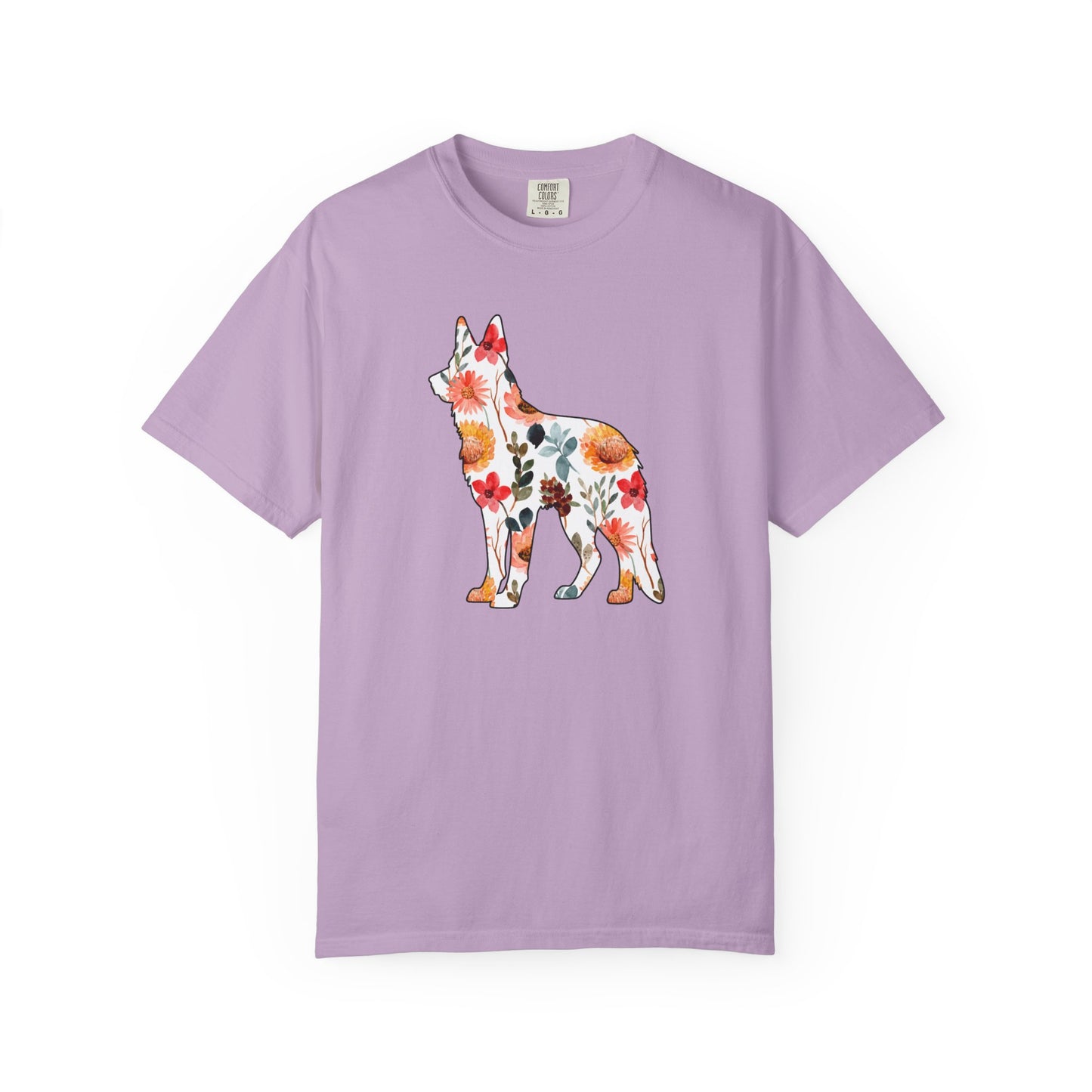 Floral German Shepherd Shirt