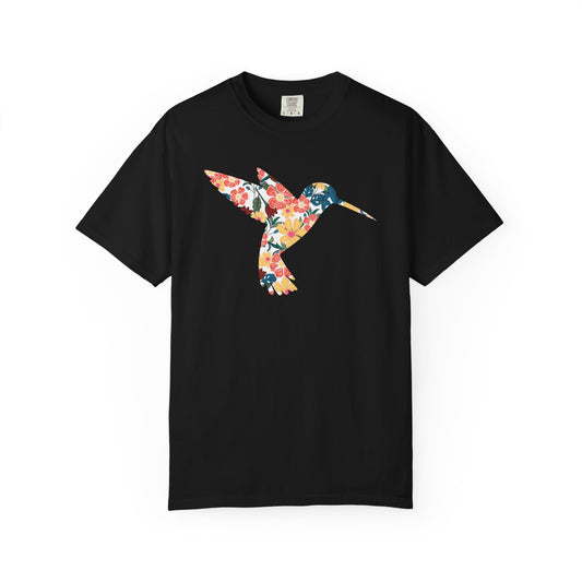 Floral Hummingbird Shirt