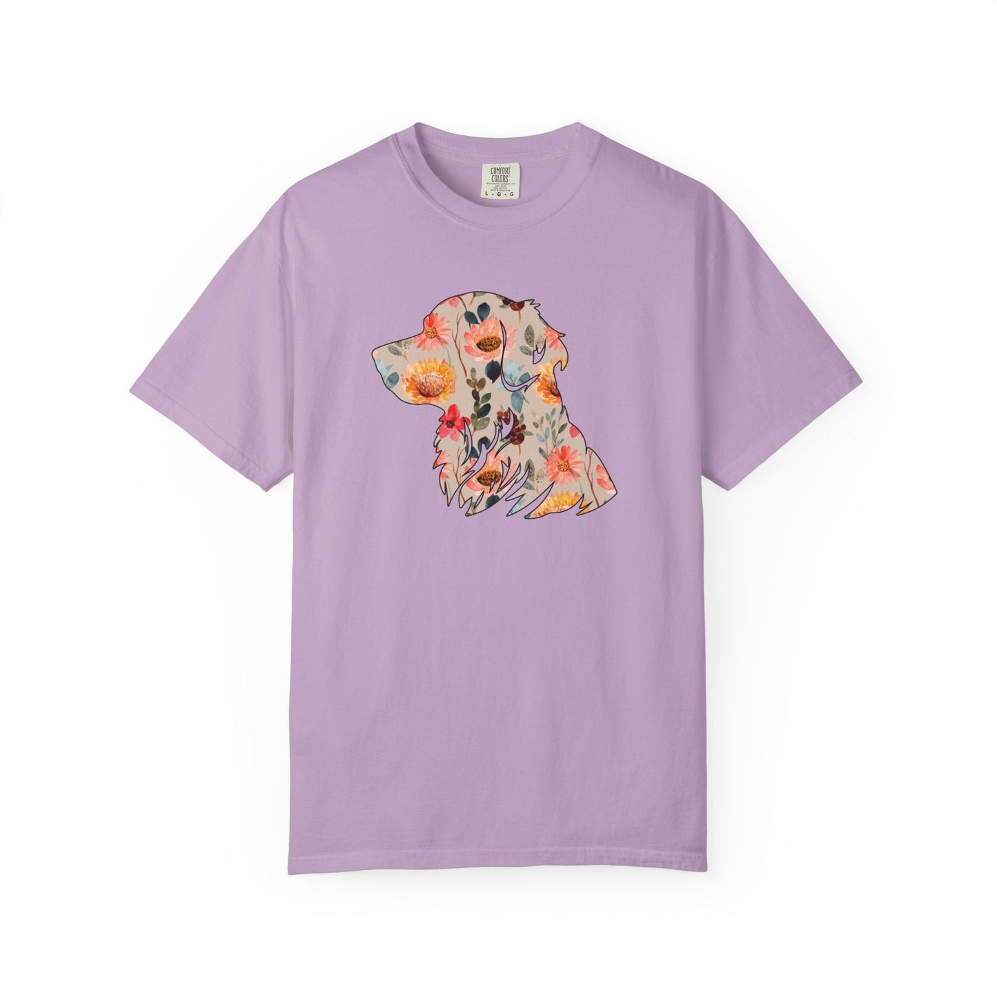 Floral Golden Retriever Shirt