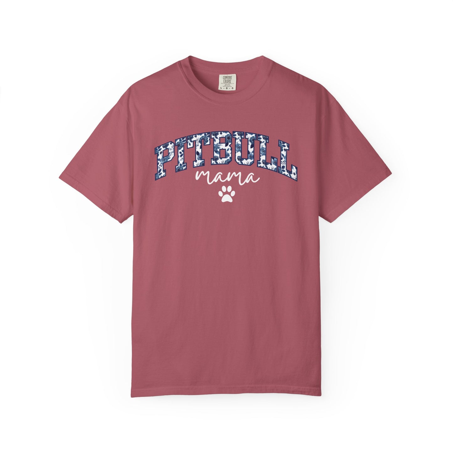 Floral Pitbull Mama Shirt