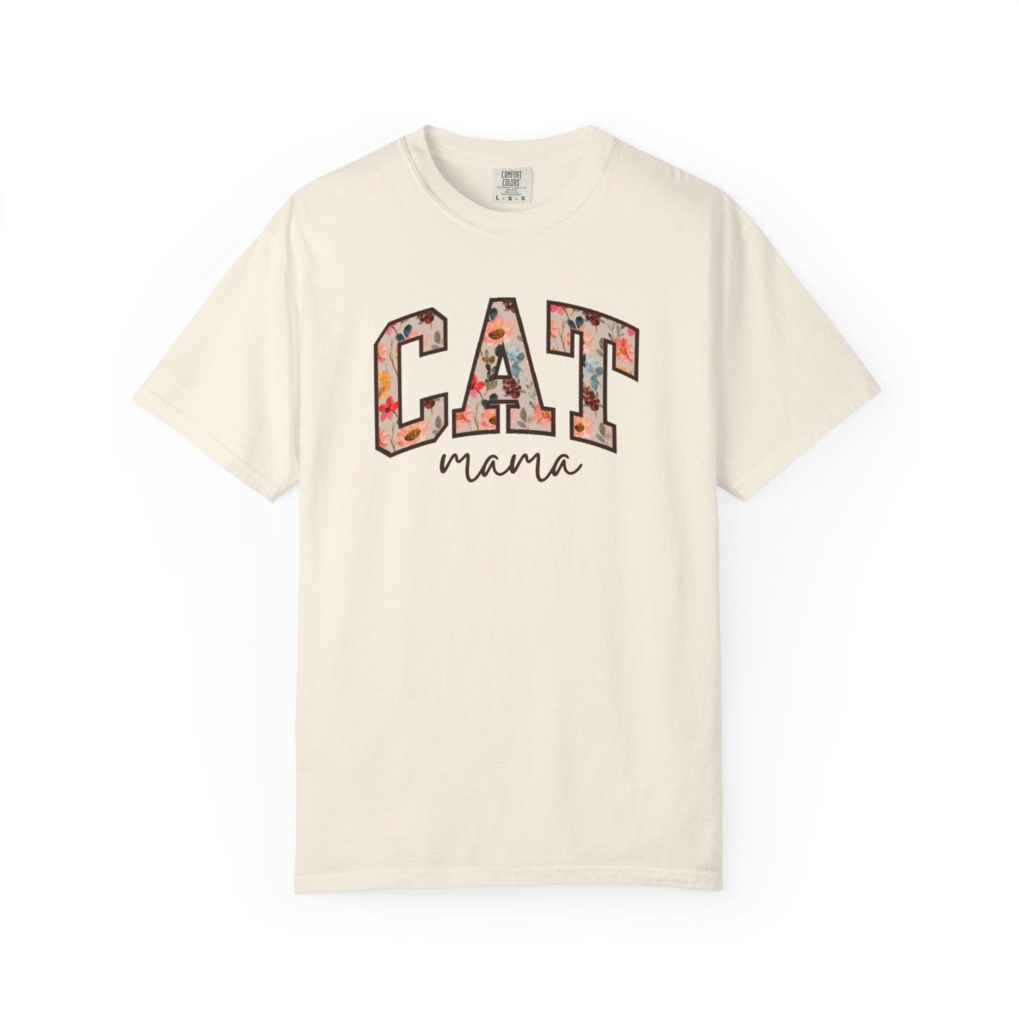 Floral Cat Mama Shirt