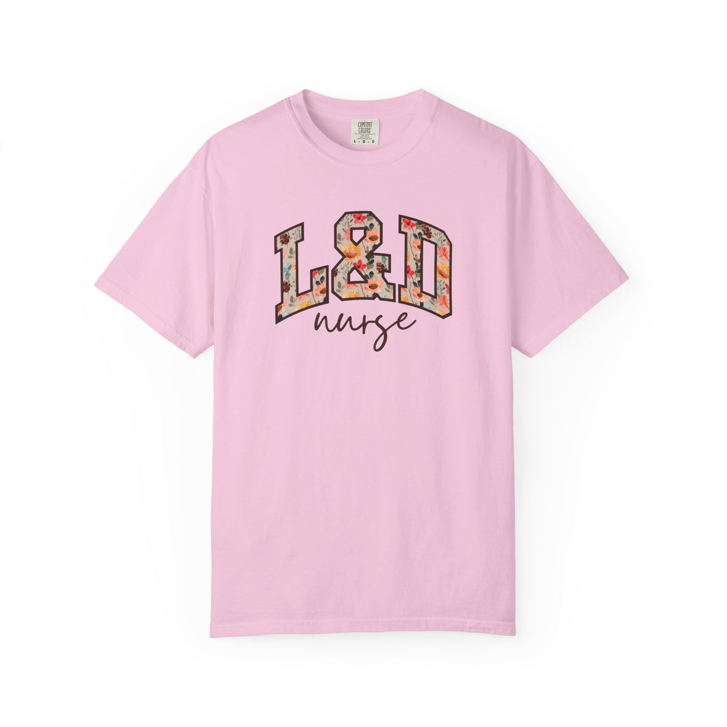 Floral L&D Nurse Shirt