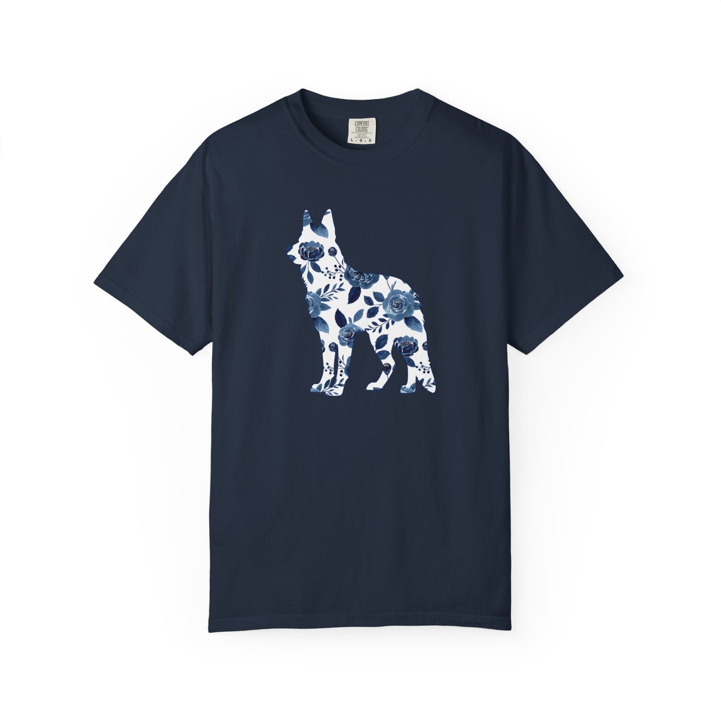 Floral German Shepherd Shirt