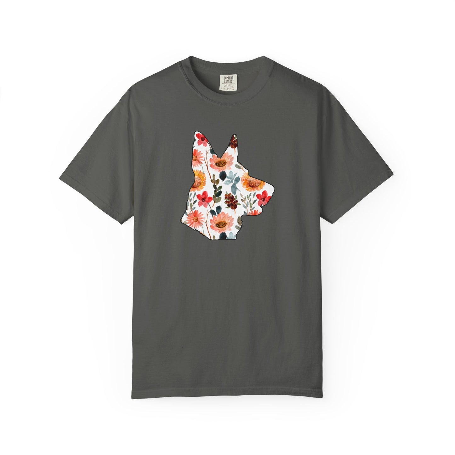 Floral German Shepherd Shirt