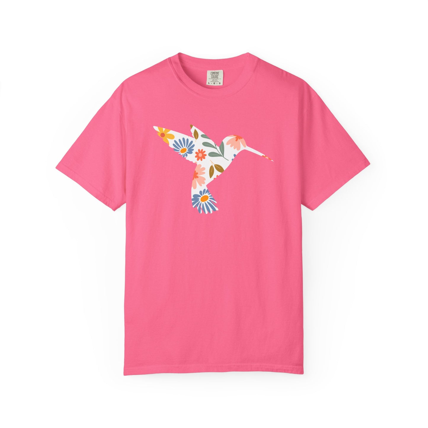 Floral Hummingbird Shirt